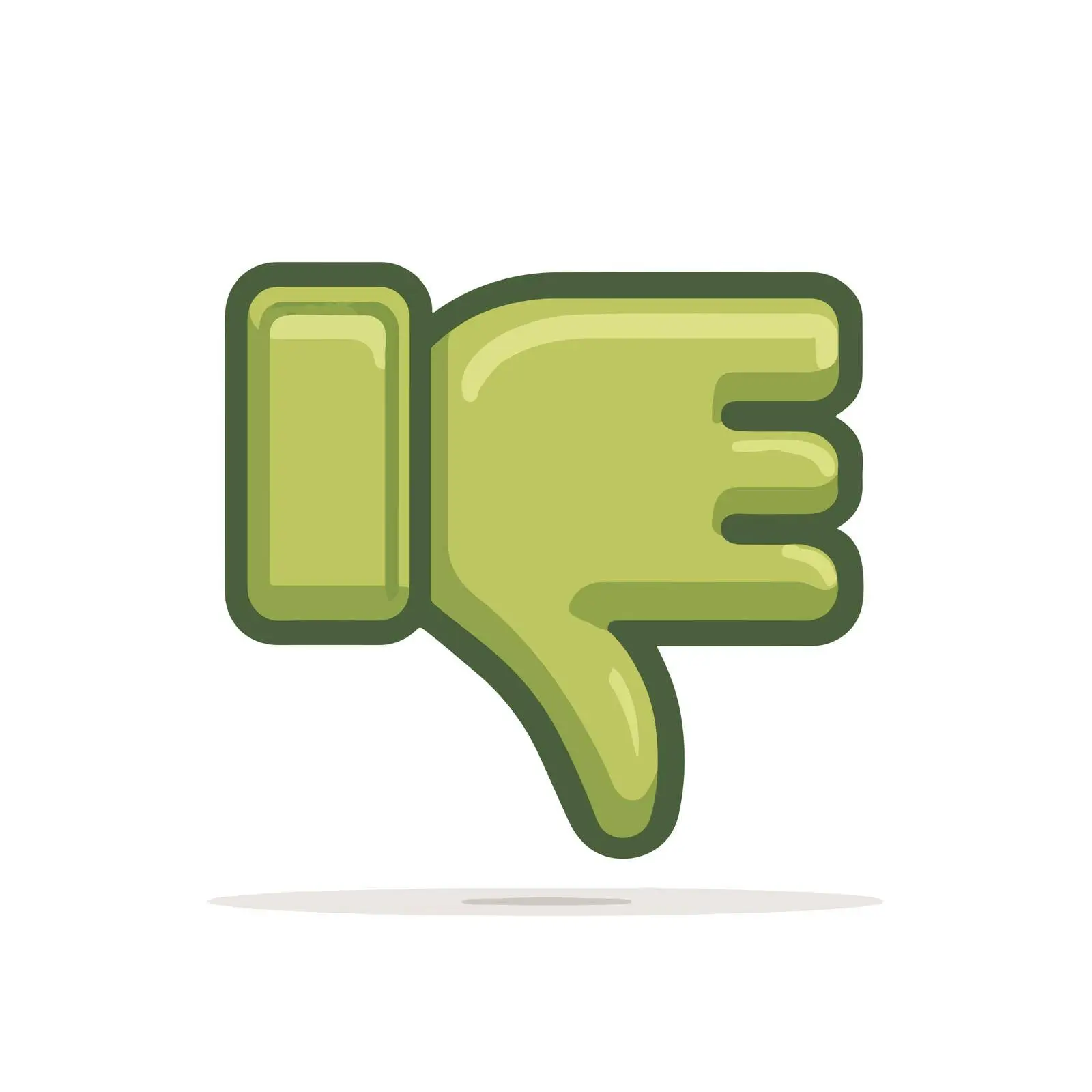 Bold Dislike Thumbs Down Icon — free download from Dotvec