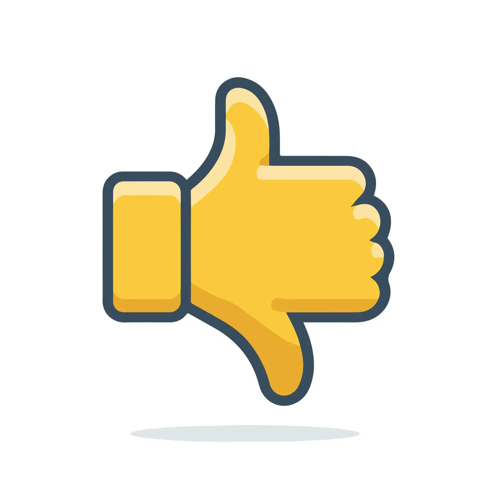 Bold Dislike Thumbs Down Icon — free download from Dotvec