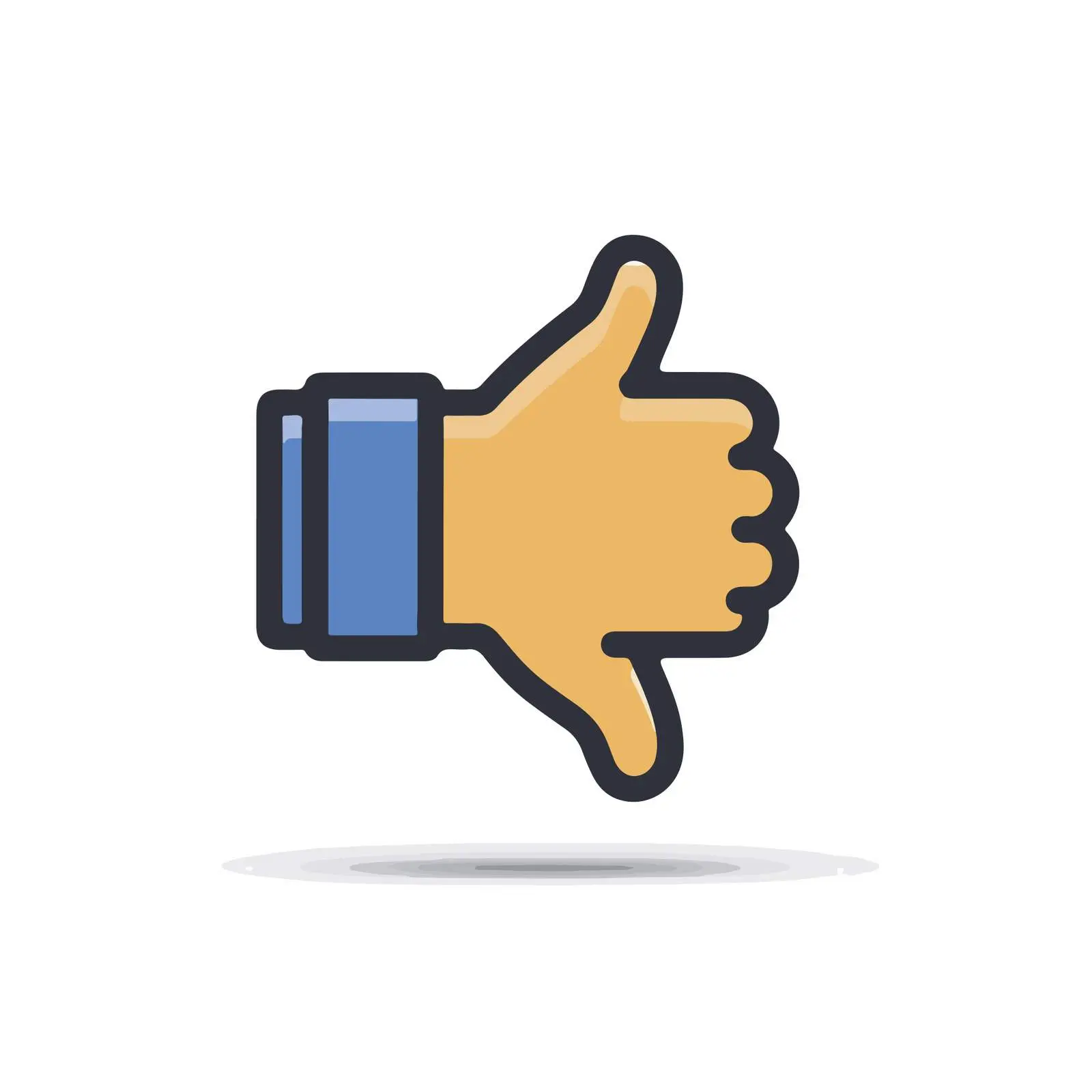 Bold Dislike Thumbs Down Icon — free download from Dotvec