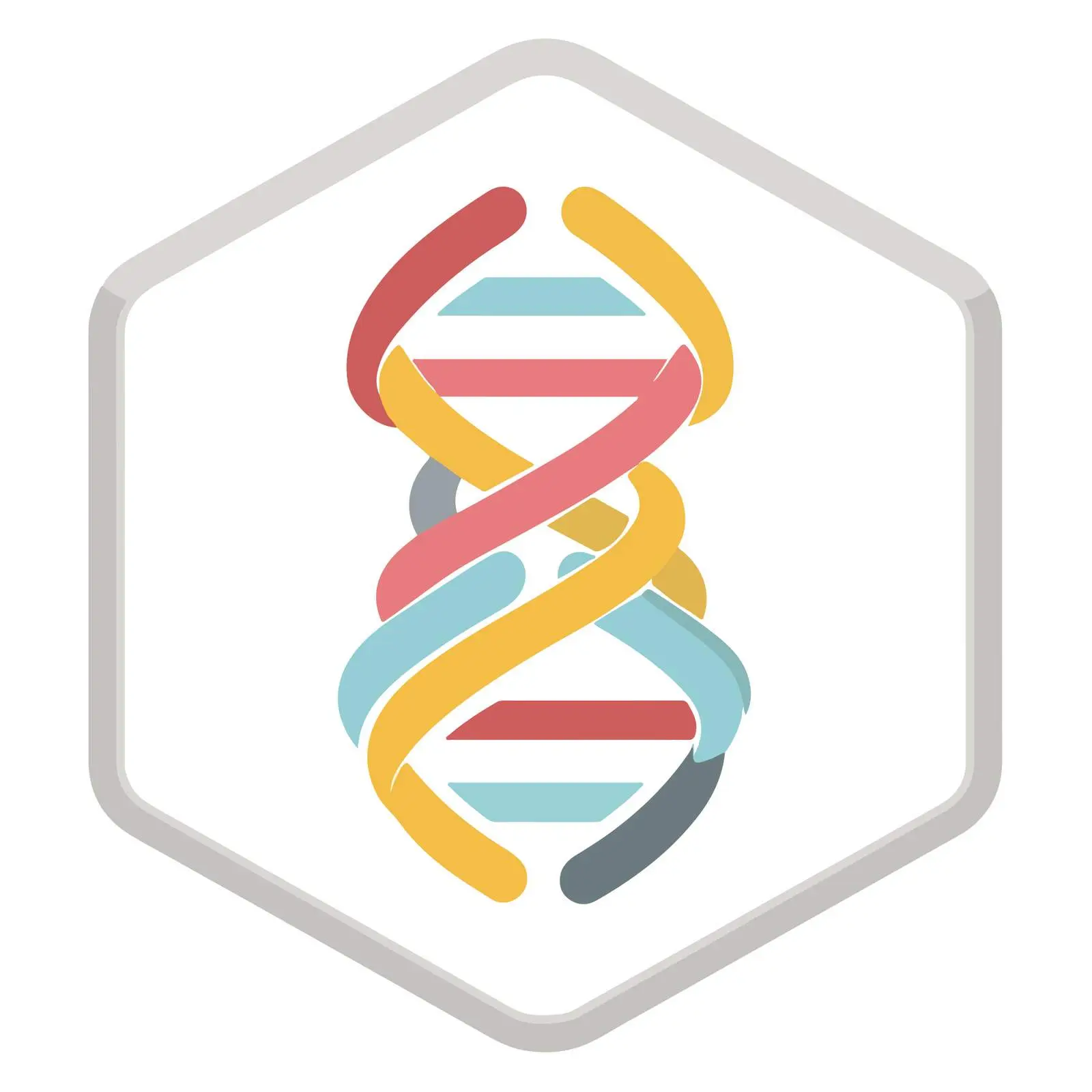 Bold DNA Strand Icon — free download from Dotvec