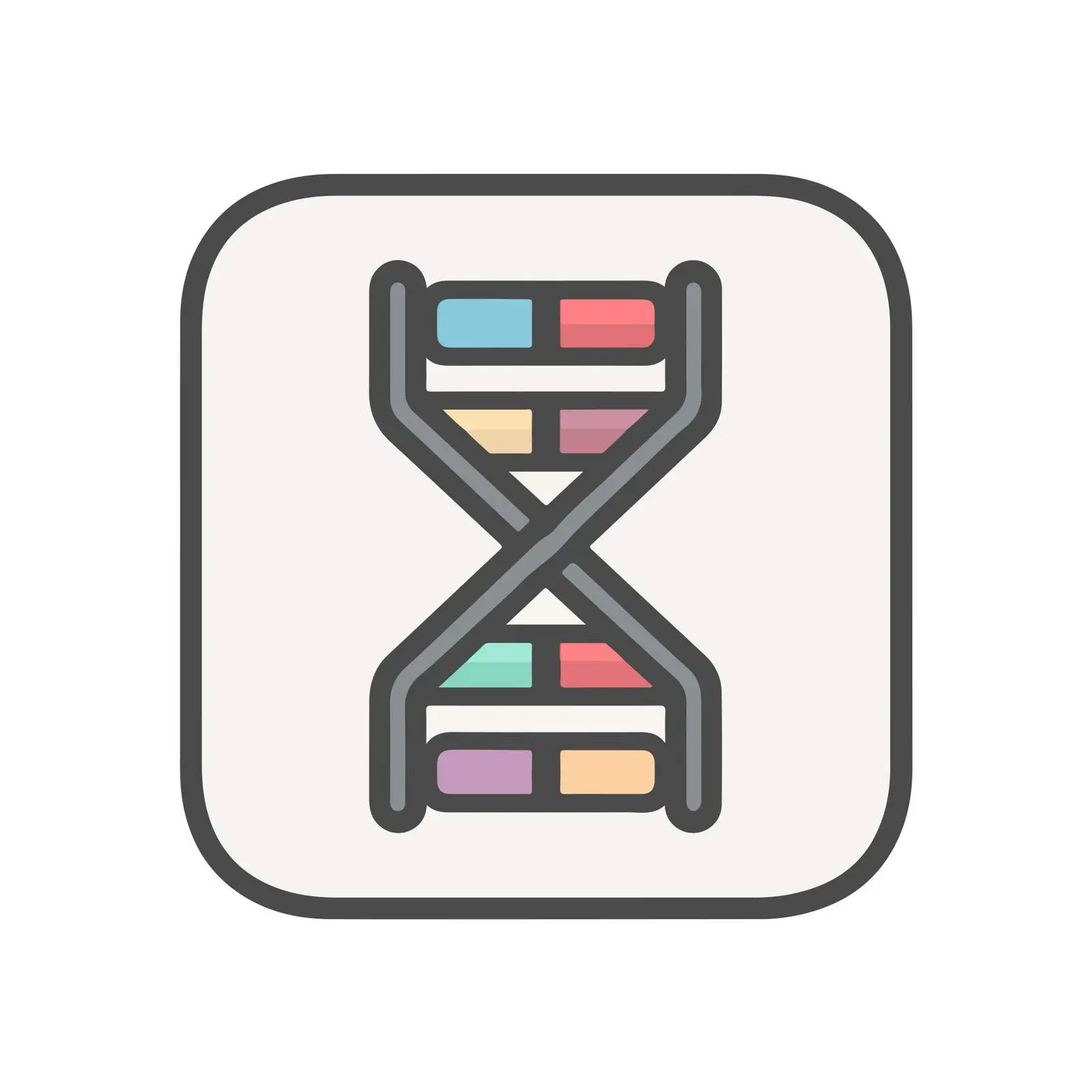 DNA Strand Icon Design — free download from Dotvec
