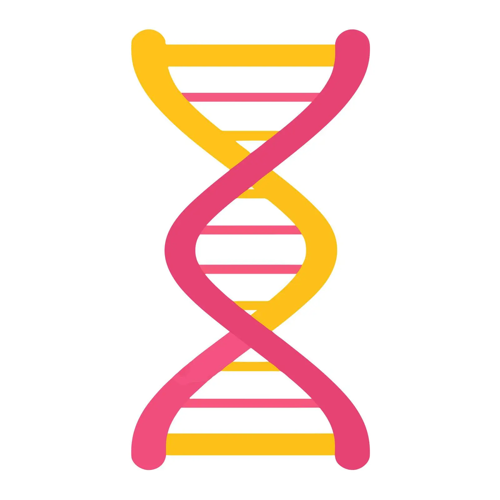 Bold DNA Strand Icon – free strand image from Dotvec