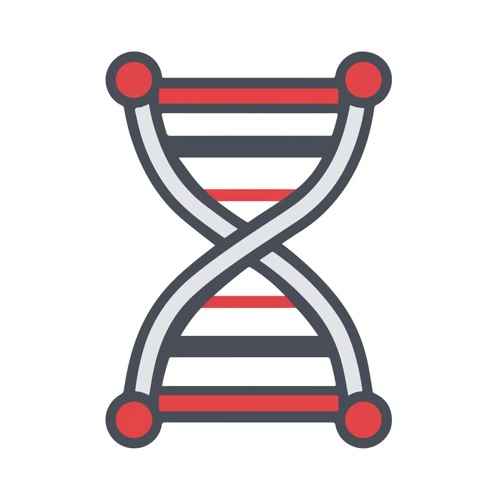 DNA Strand Icon Design – free strand image from Dotvec