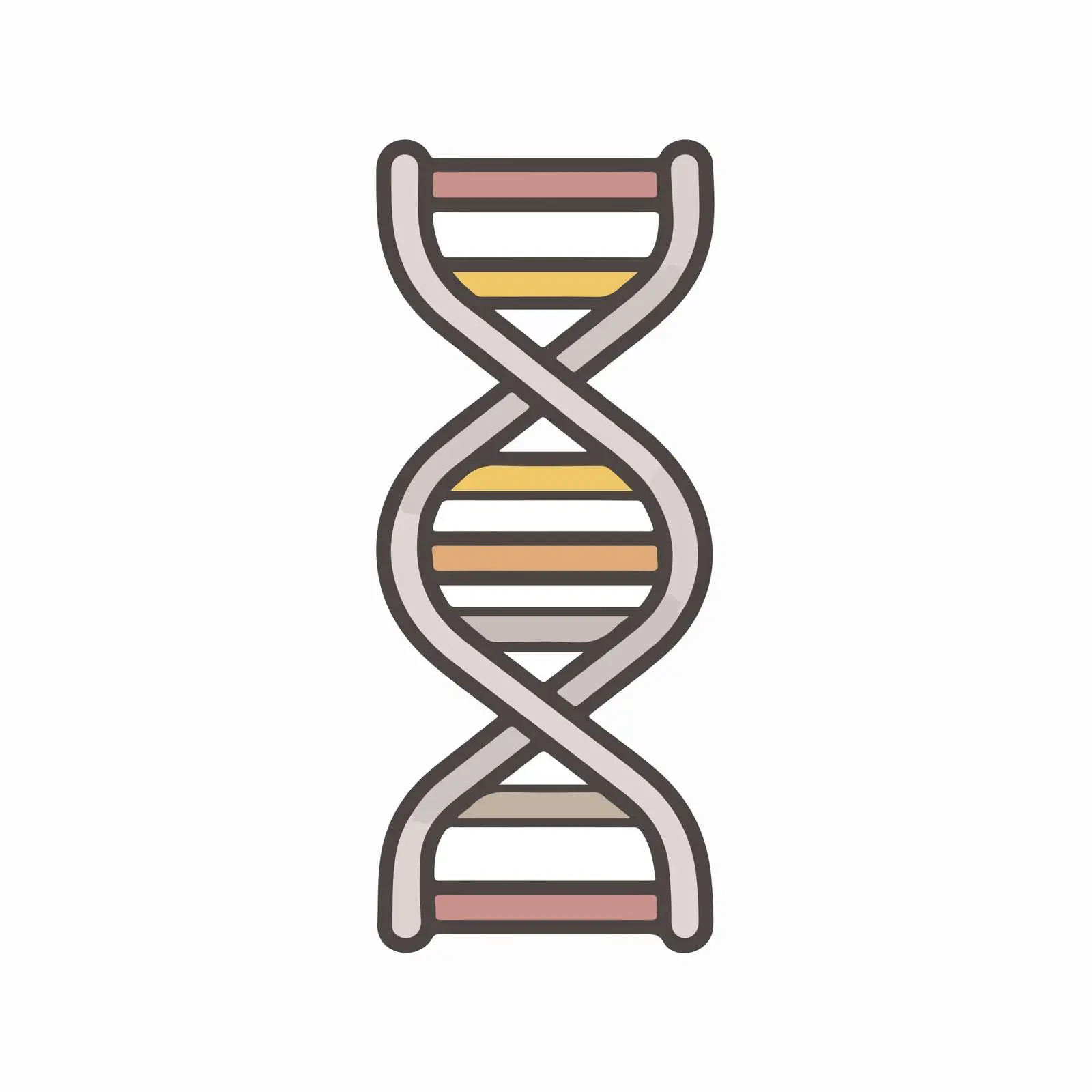 DNA Strand Icon – free strand image from Dotvec