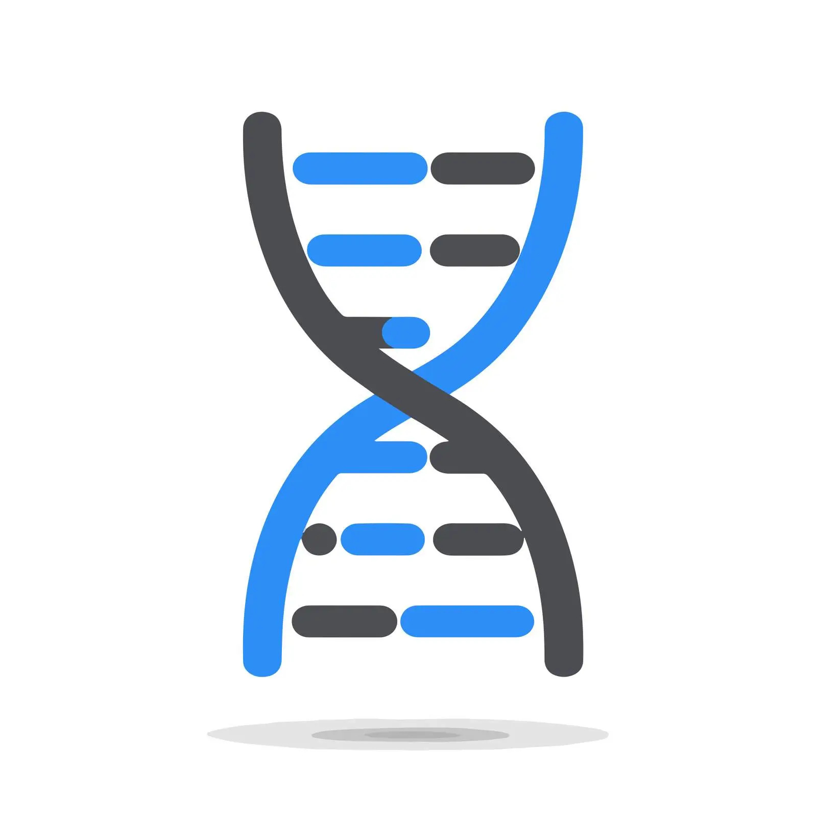 DNA Strand Pictogram — free download from Dotvec