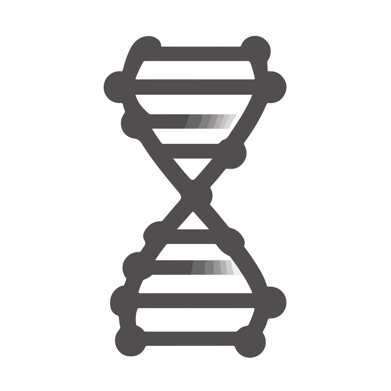 DNA Strand Pictogram Icon – free dna image from Dotvec