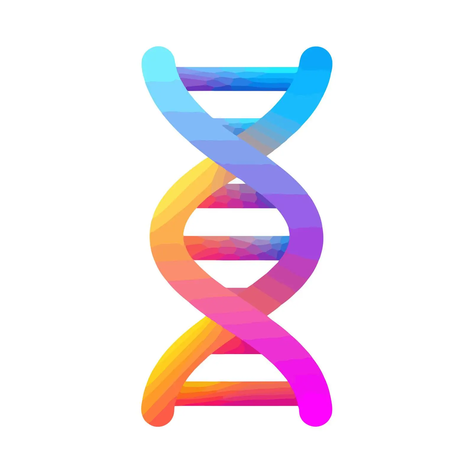 DNA Strand Glyph Icon – free dna image from Dotvec