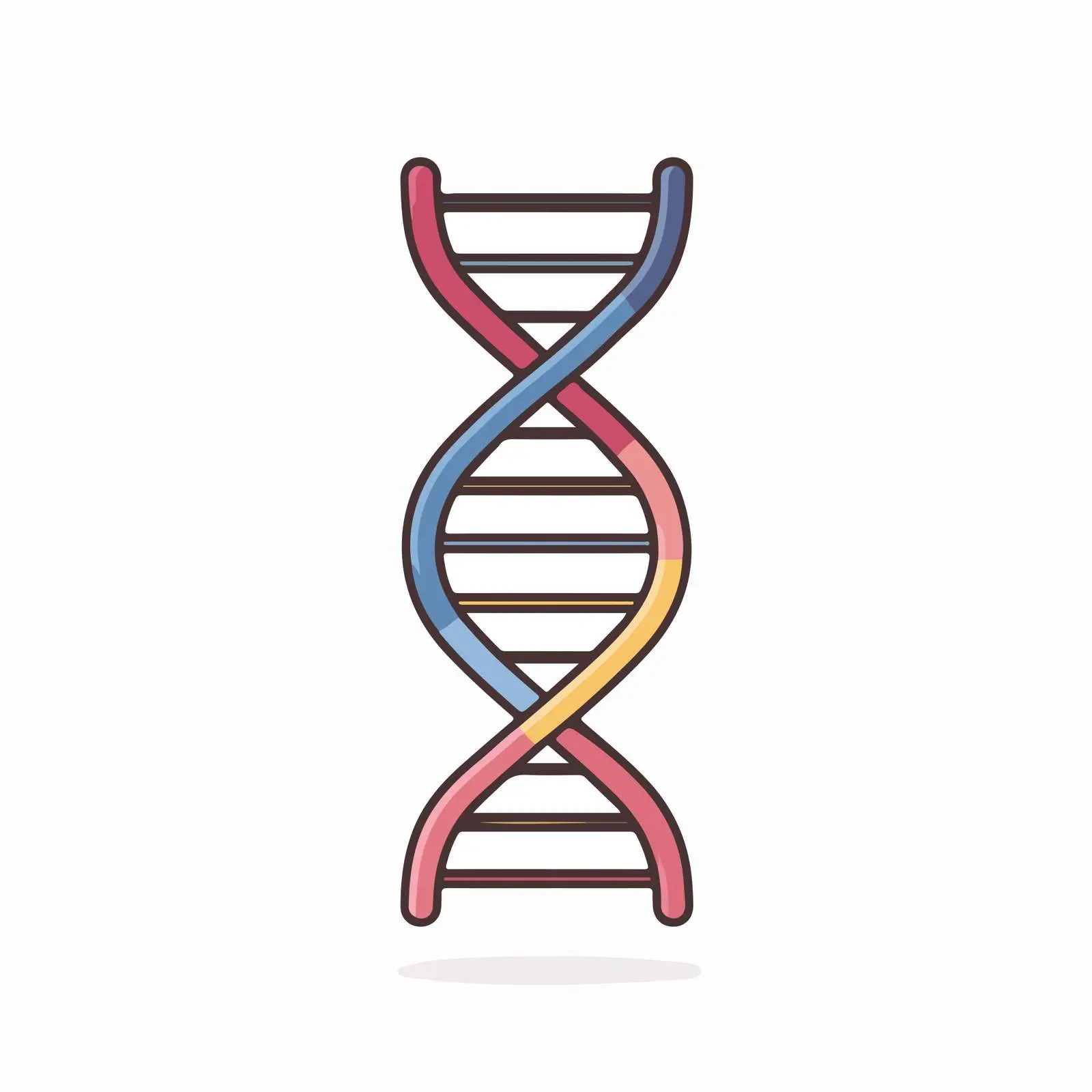 DNA Strand Icon Design — free download from Dotvec