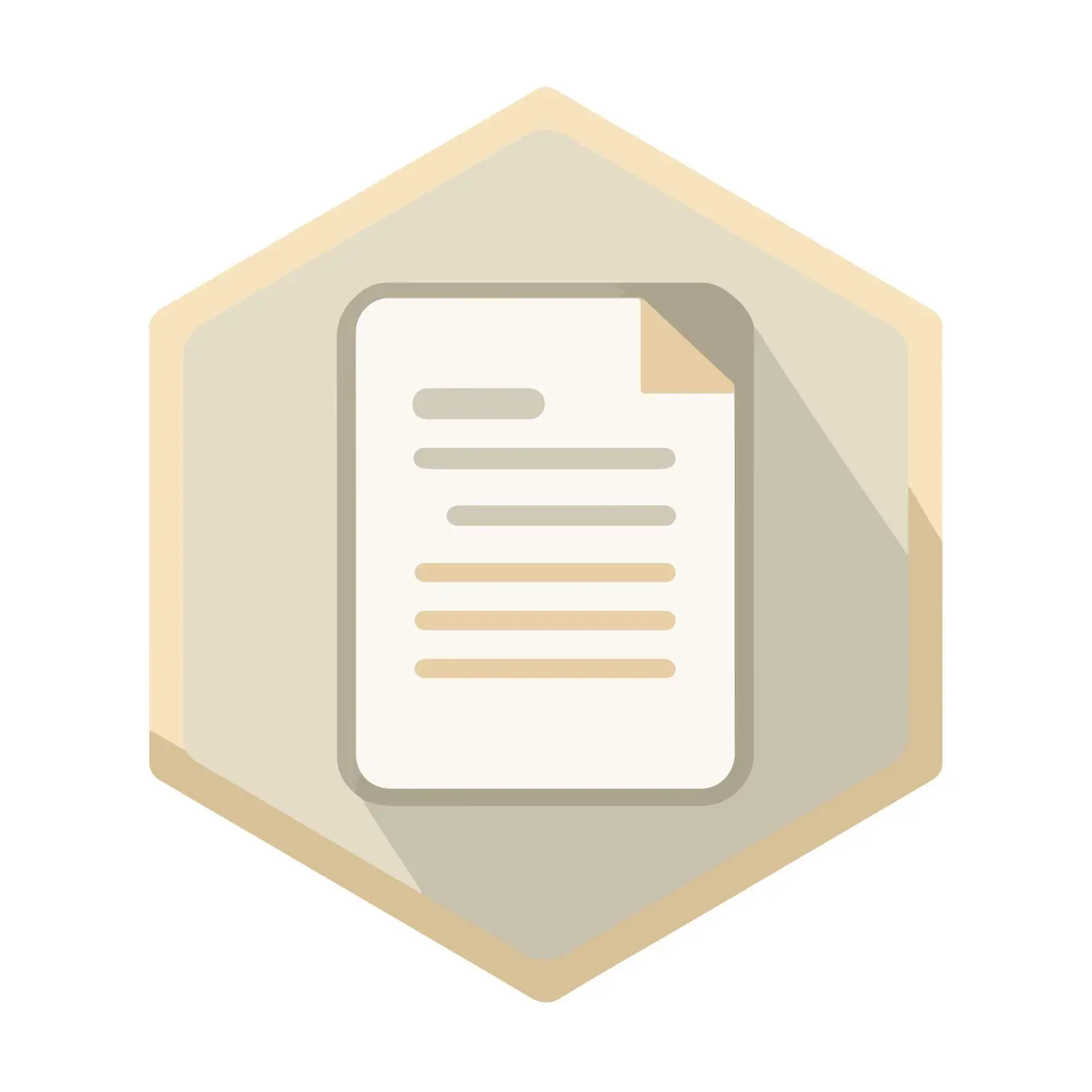 Bold Document Clean UI Icon — free download from Dotvec