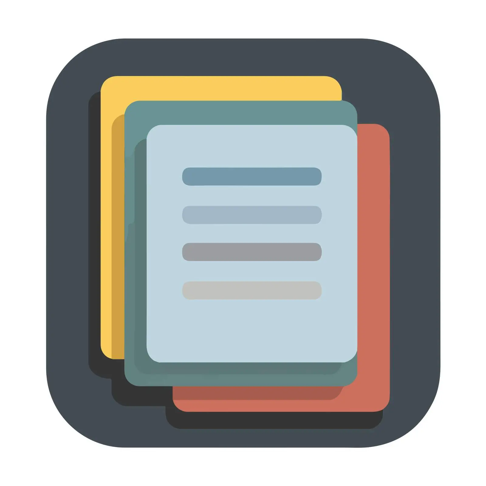 Minimalist Bold Document Icon — free download from Dotvec