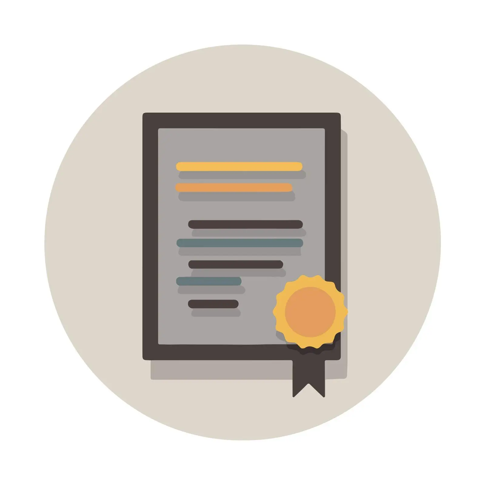 Minimalist Bold Document Icon — free download from Dotvec