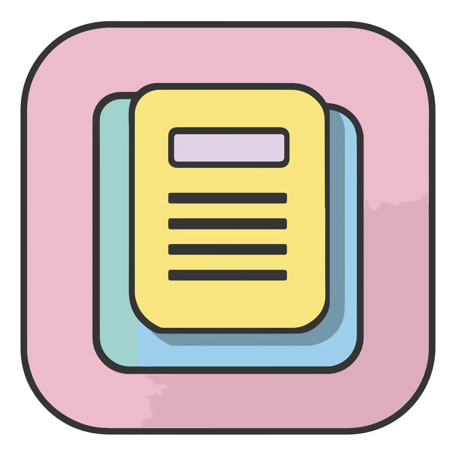 Document Pictogram in Flat Design Style — free download from Dotvec