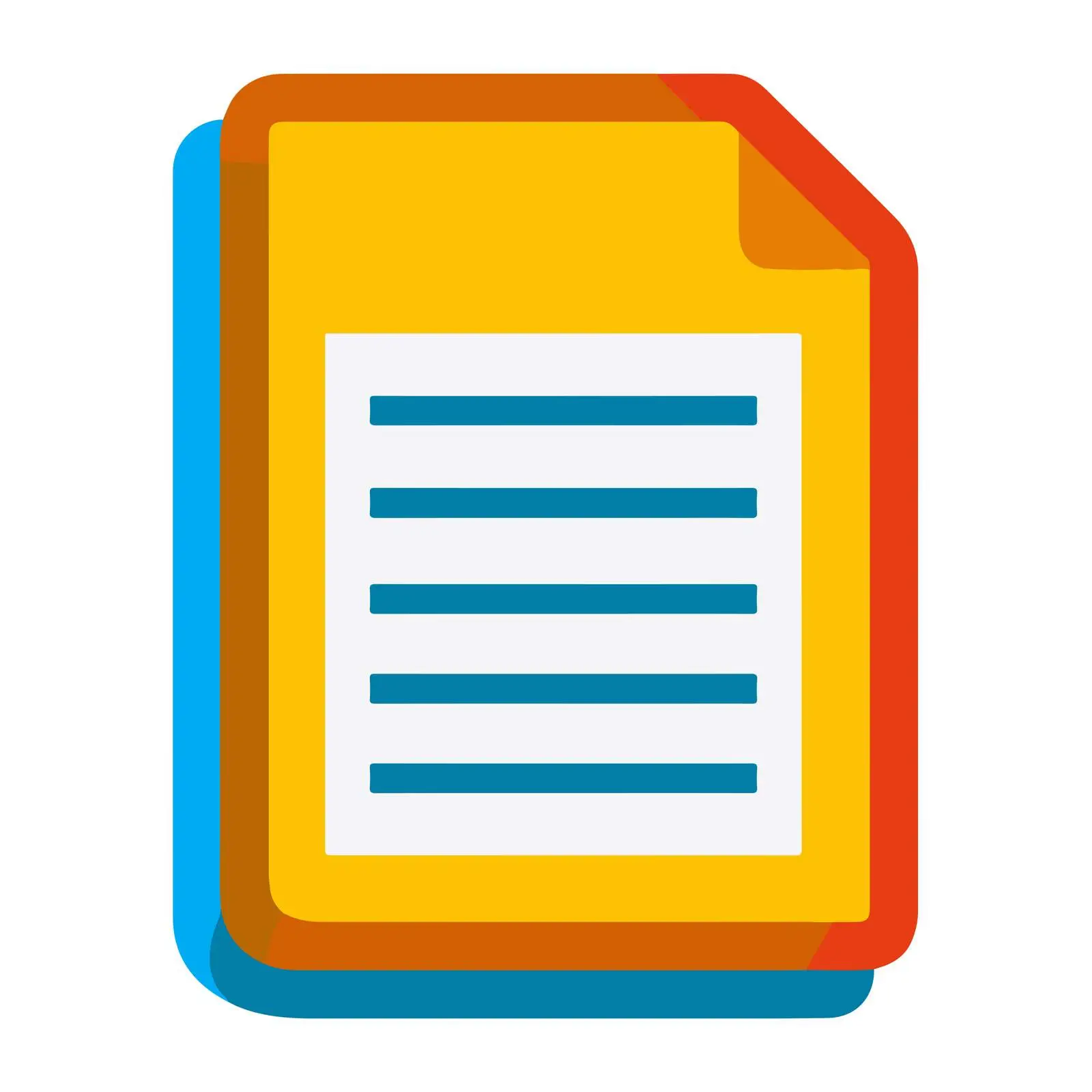 Bold Document Pictogram Icon — free download from Dotvec