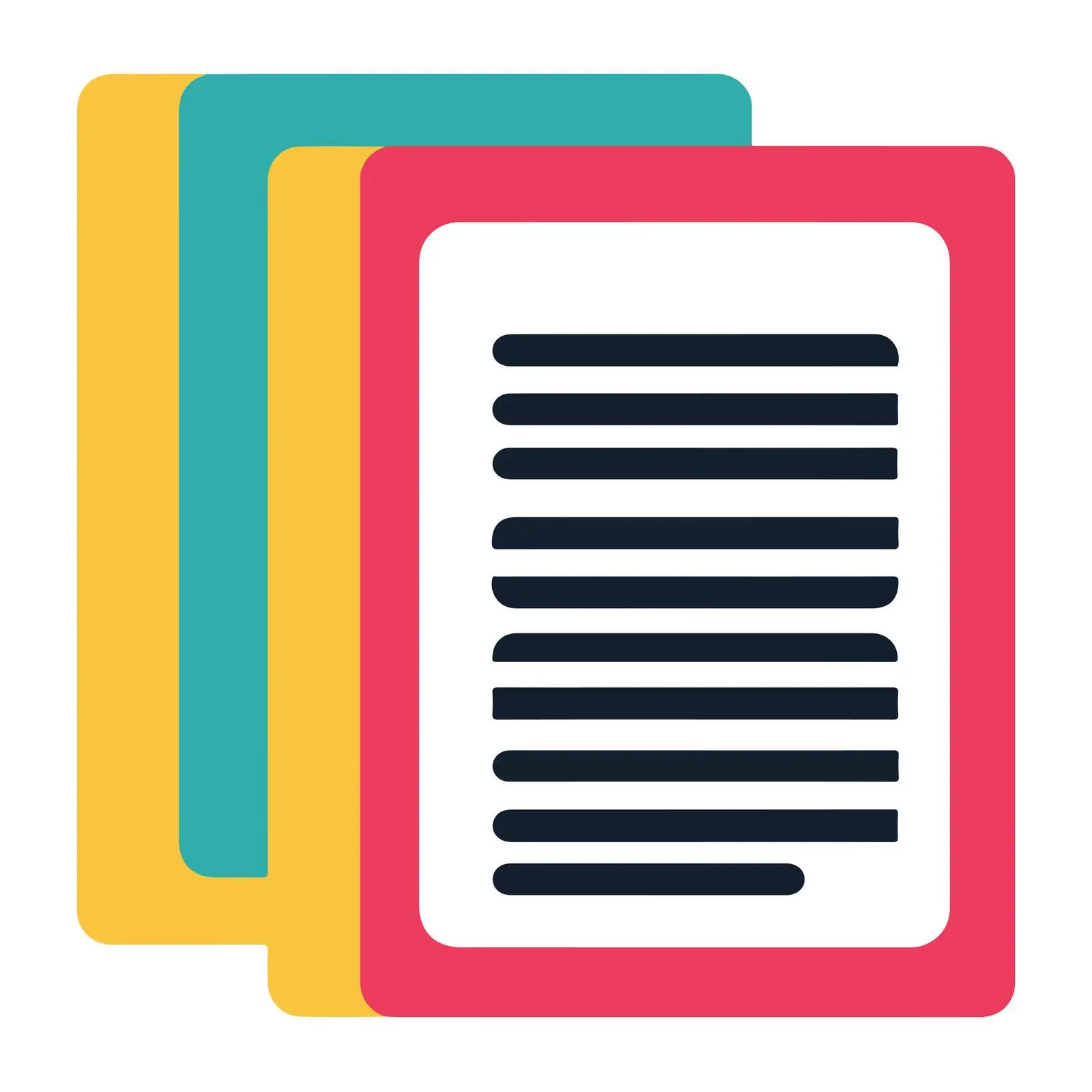 Bold Document Icon — free download from Dotvec