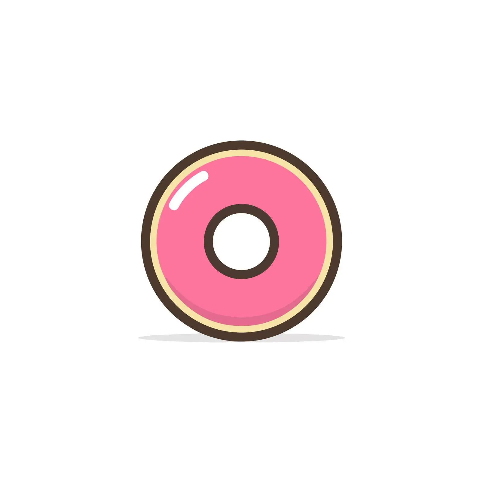 Bold Donut Icon — free download from Dotvec