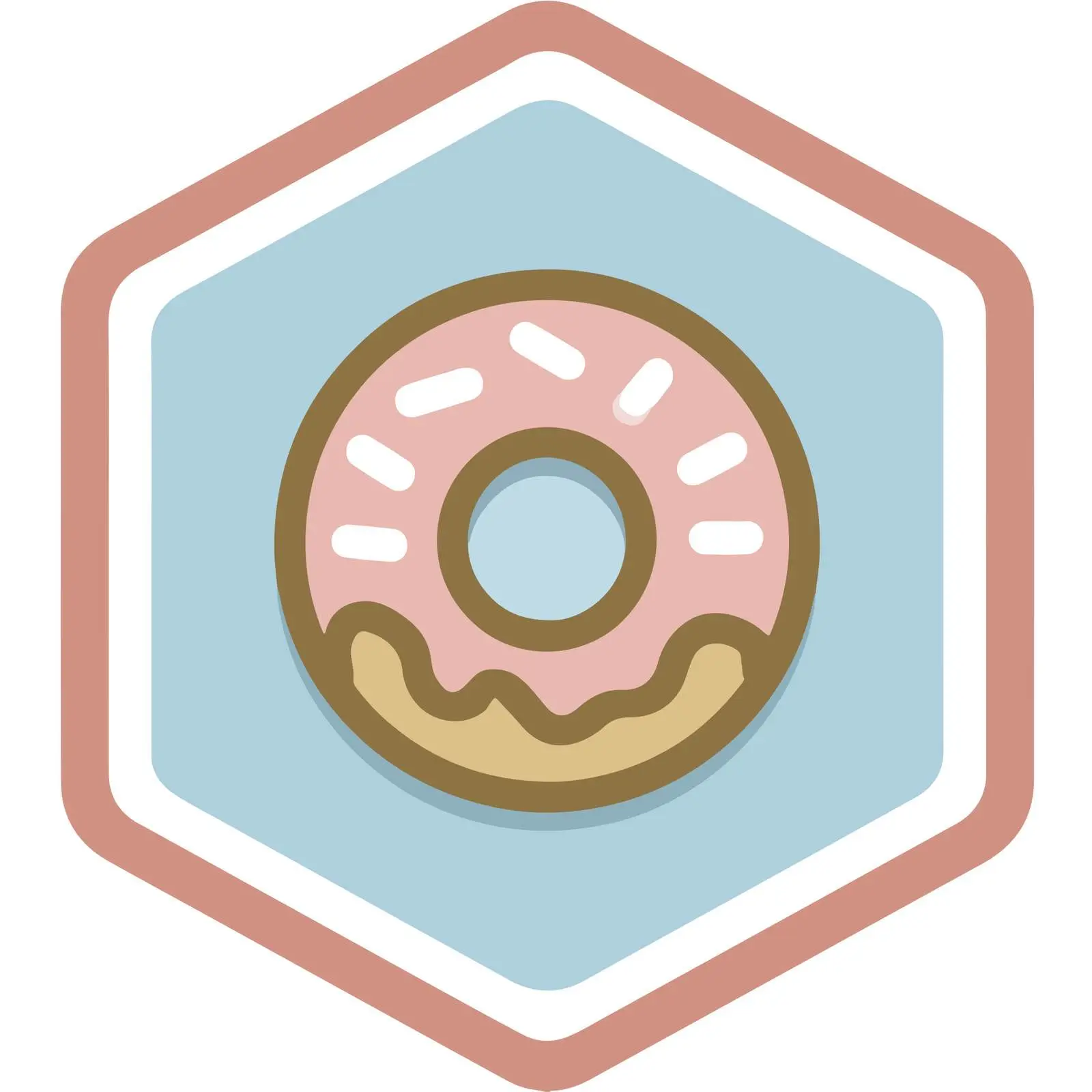 Flat Donut Icon Design — free download from Dotvec