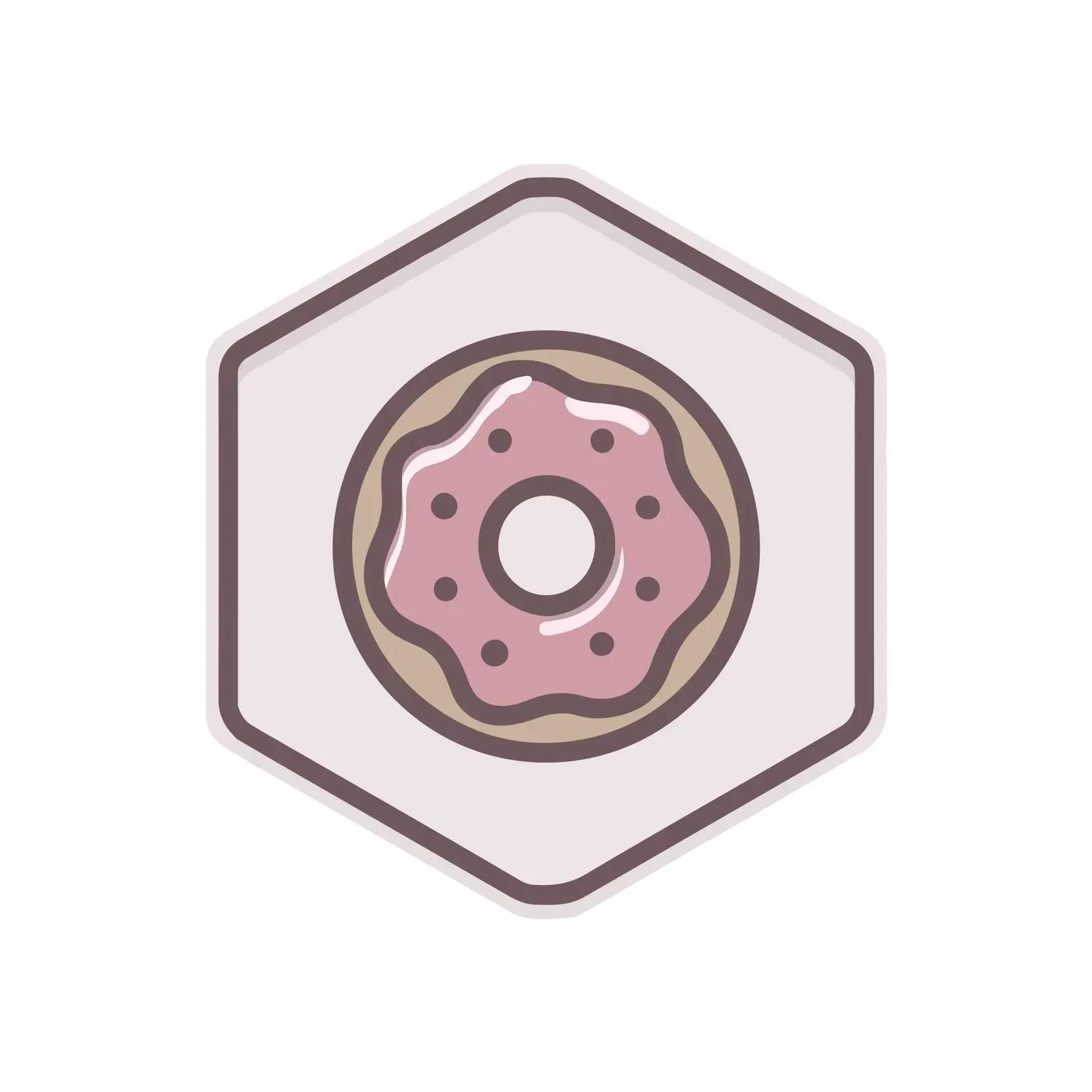 Bold Donut Icon Design — free download from Dotvec