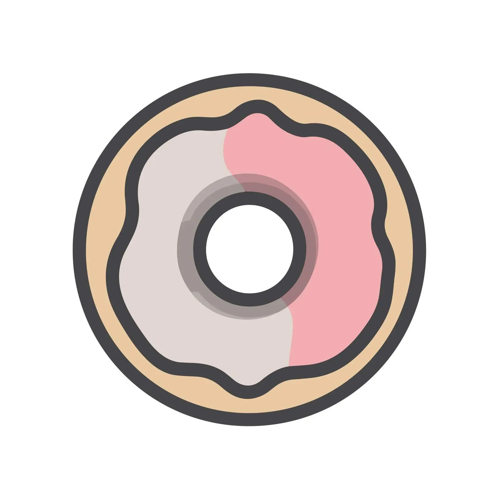 Bold Donut Icon Design — free download from Dotvec