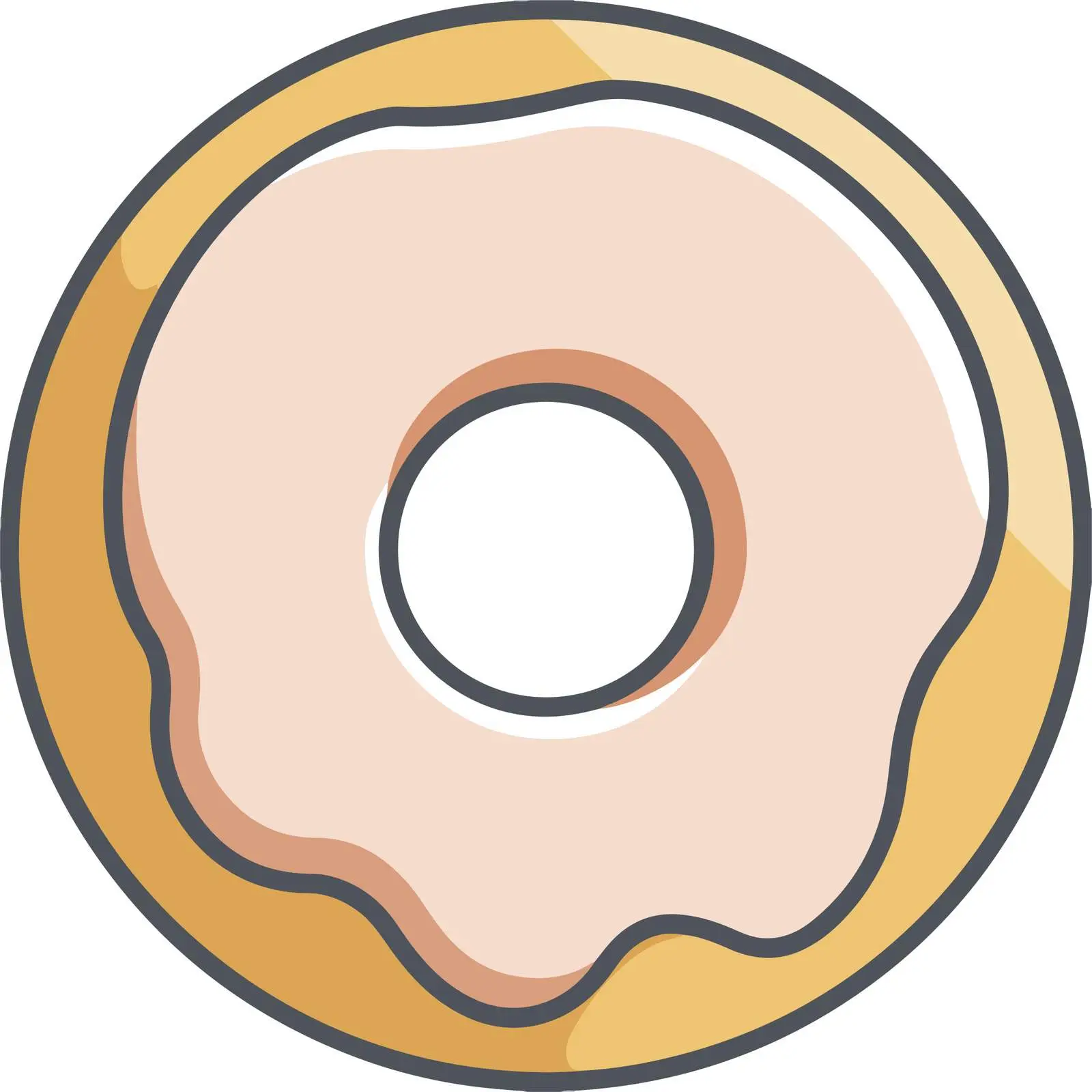 Flat Donut Icon Design — free download from Dotvec