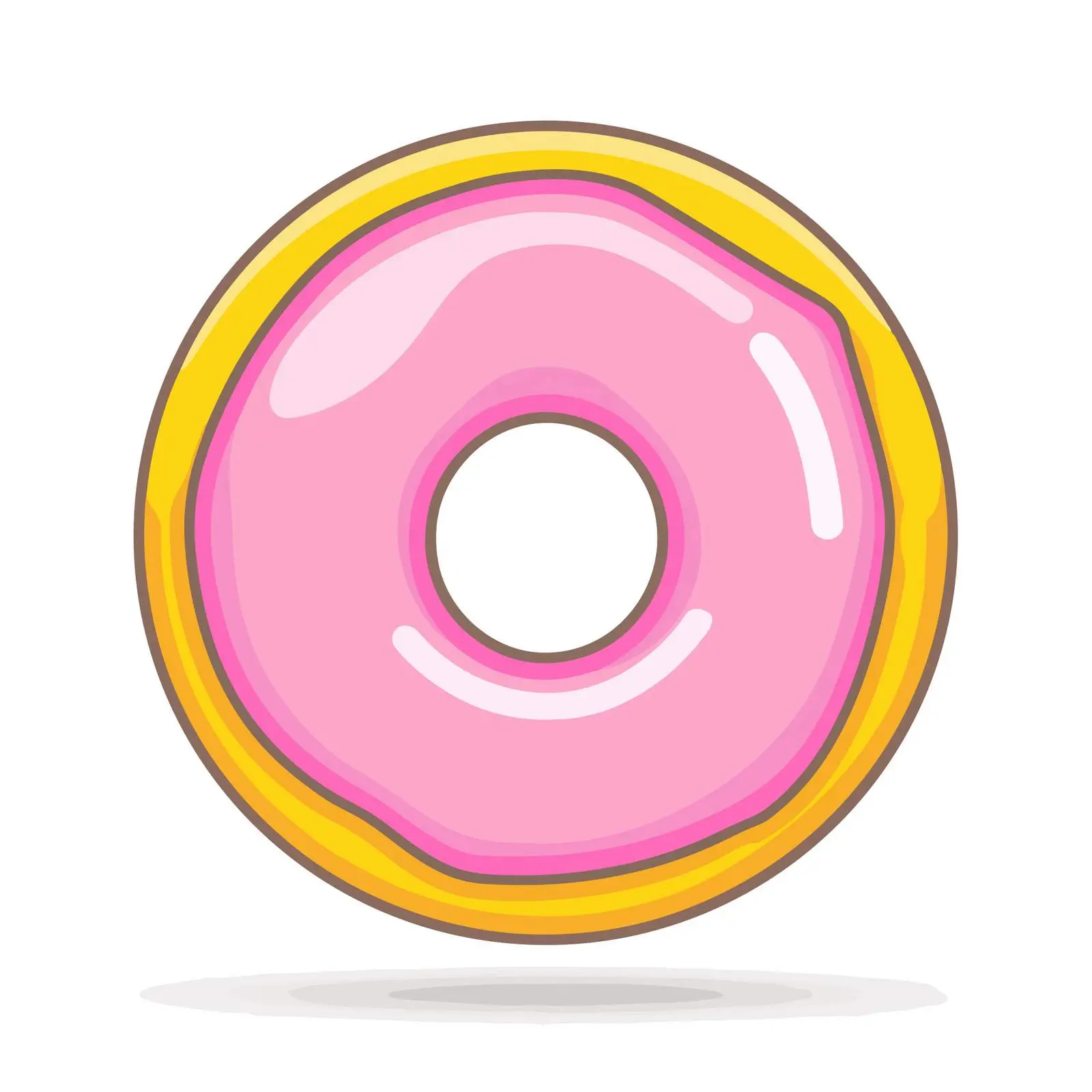 Bold Donut Pictogram Icon — free download from Dotvec