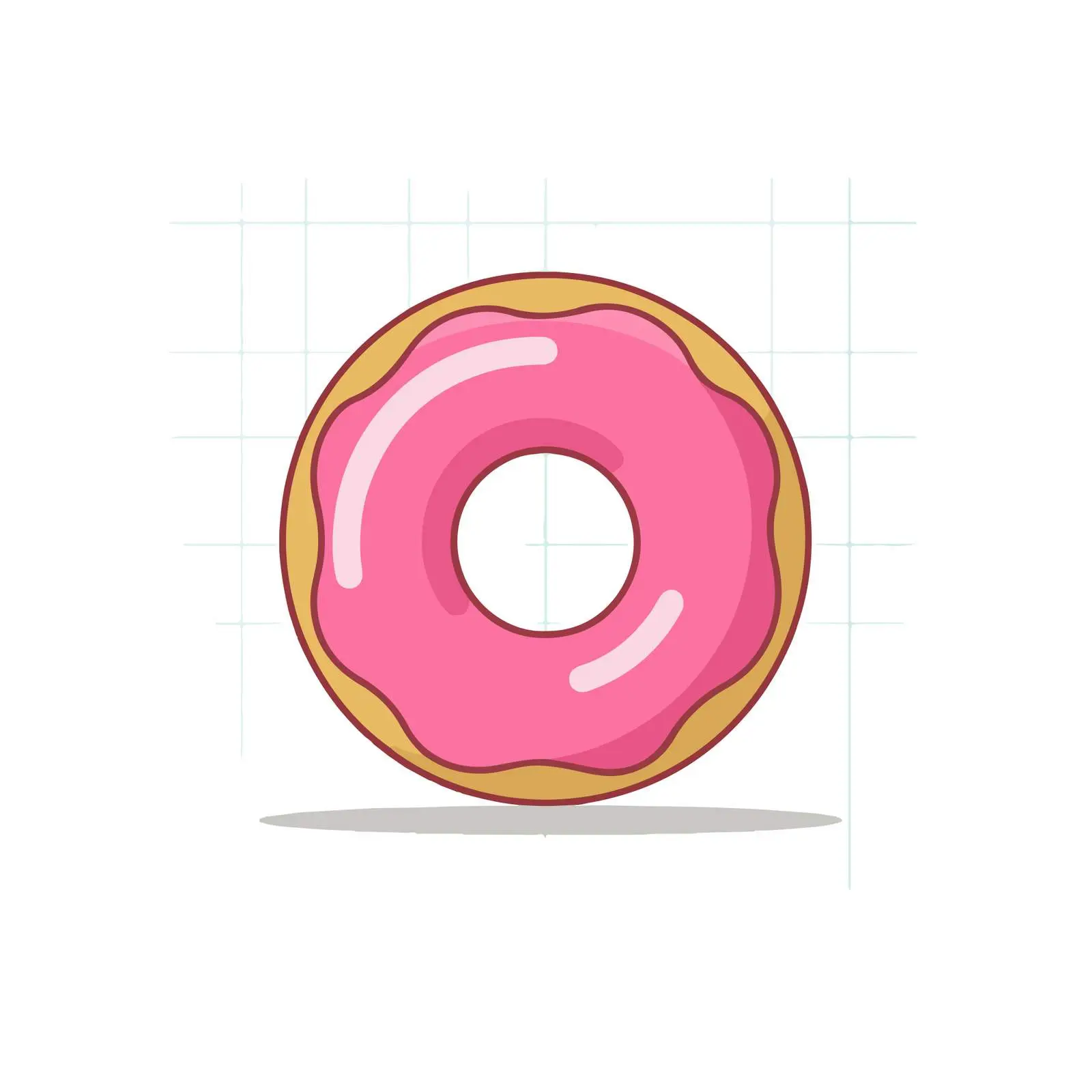 Bold Donut Icon Design — free download from Dotvec