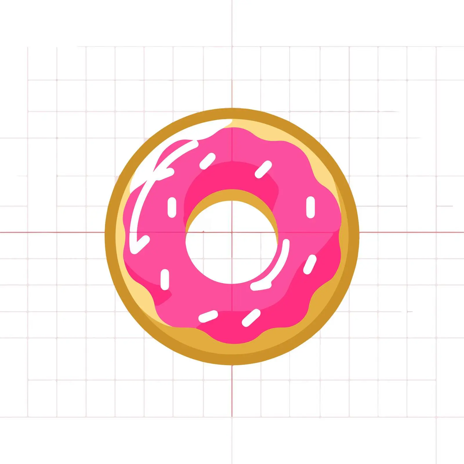 Bold Donut Icon — free download from Dotvec