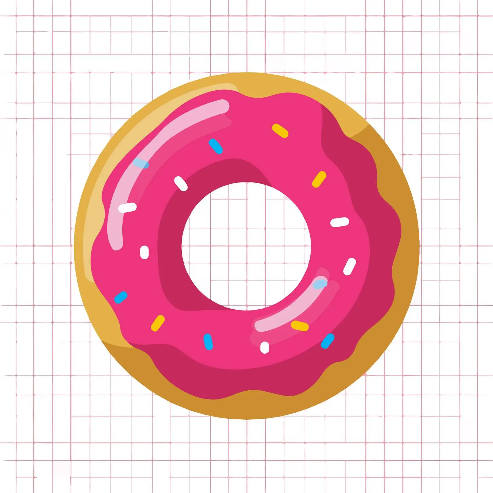 Bold Donut Icon — free download from Dotvec