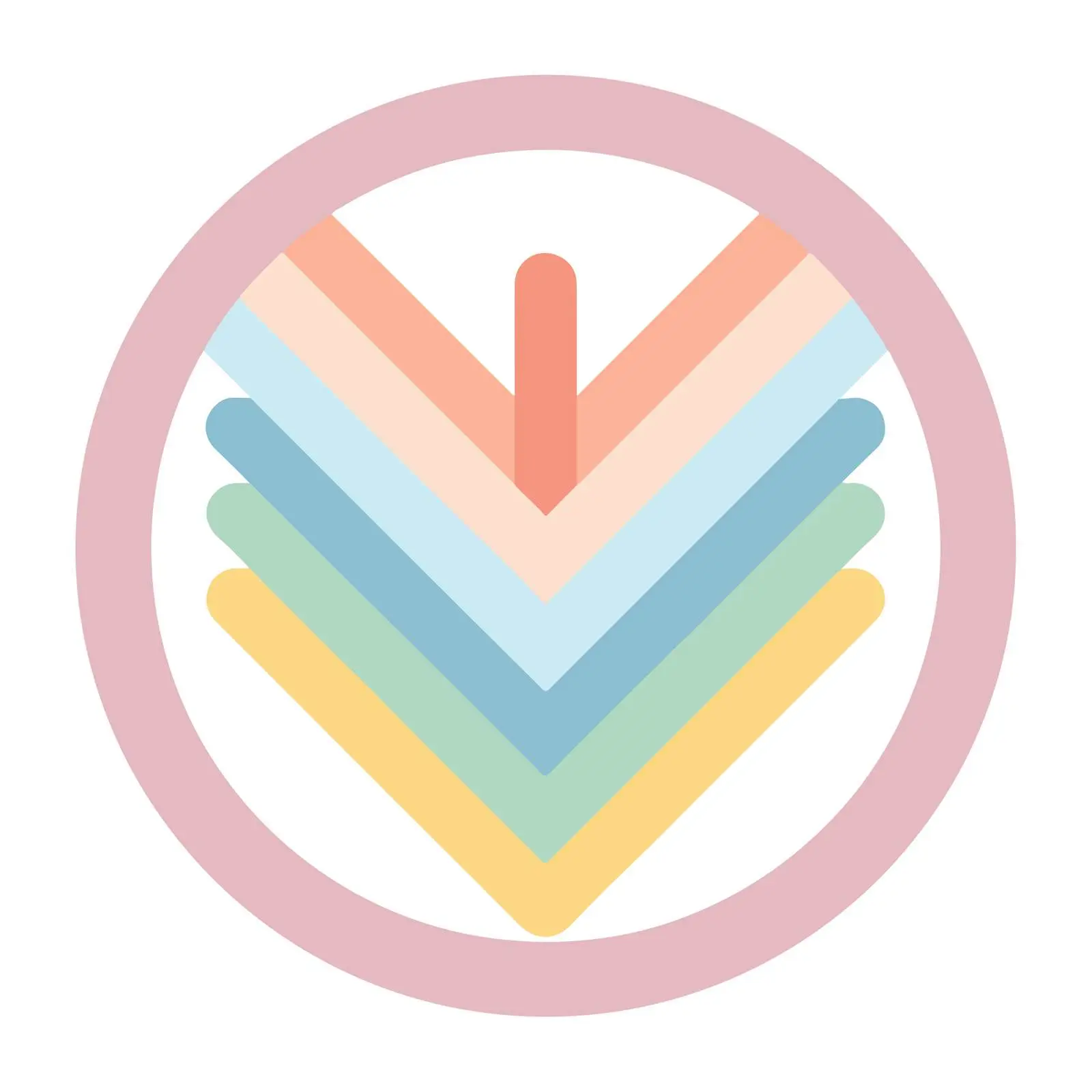 Minimalist Download Arrow Icon — free download from Dotvec