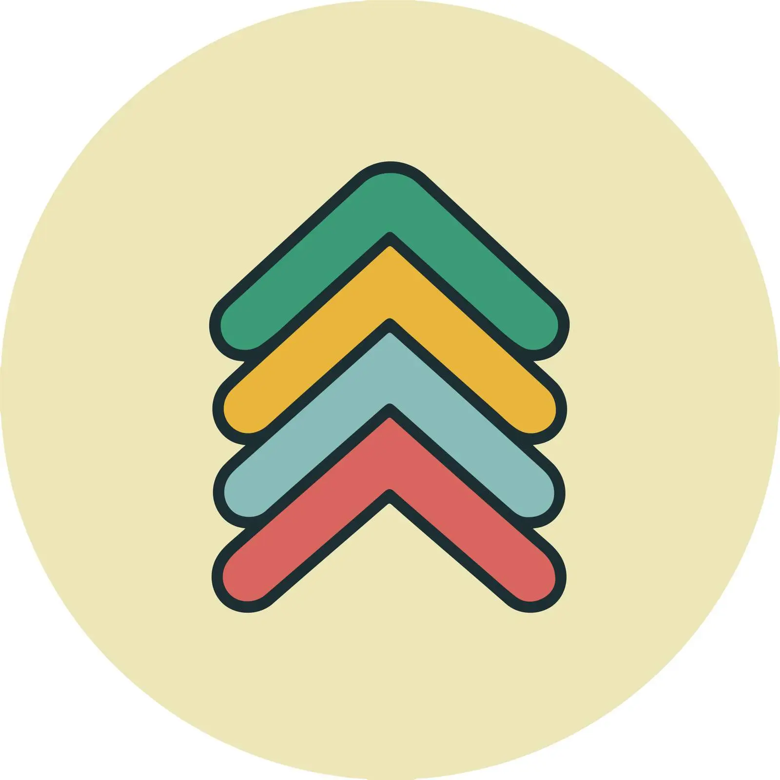Minimalist Bold Download Arrow Icon — free download from Dotvec