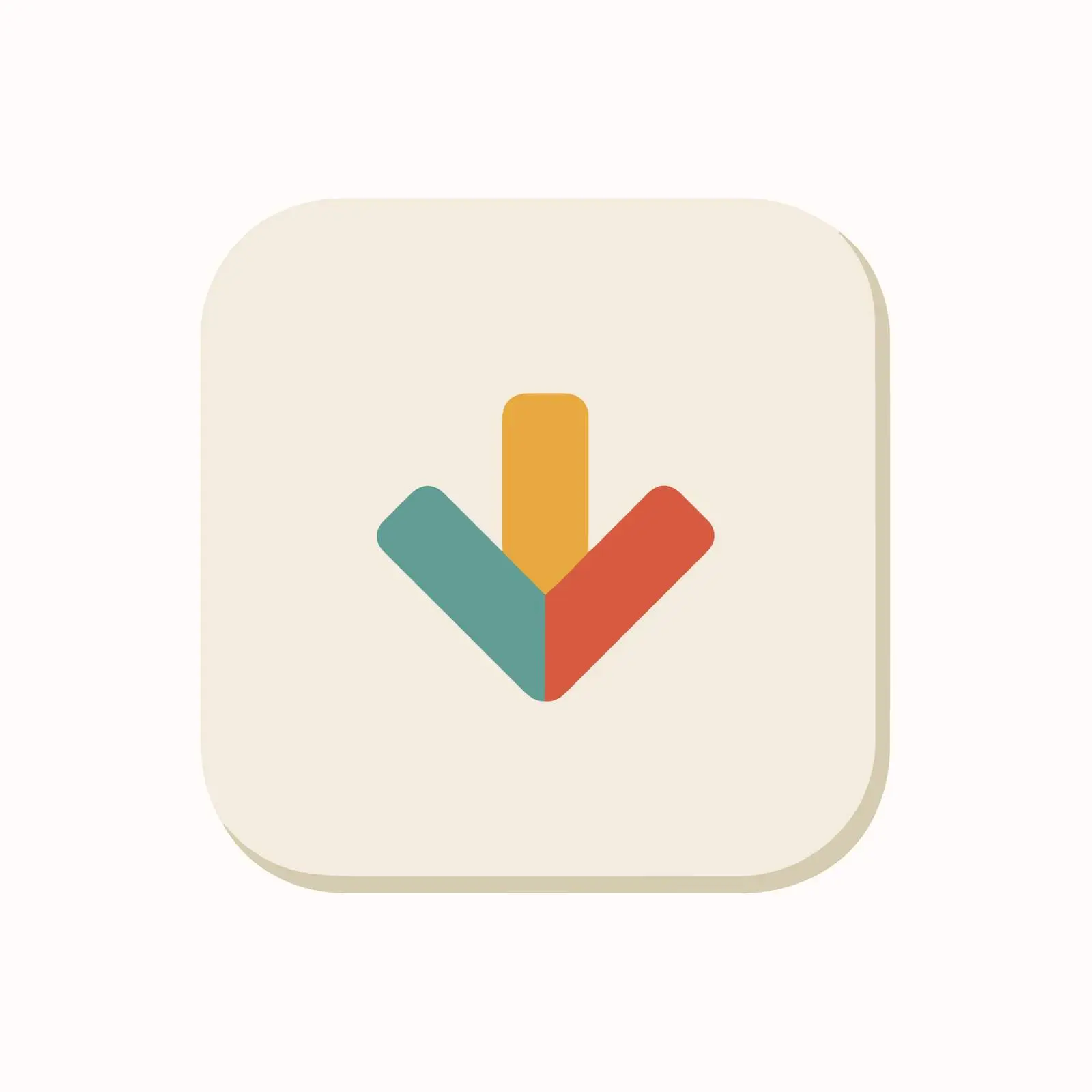 Minimalist Download Arrow Icon — free download from Dotvec