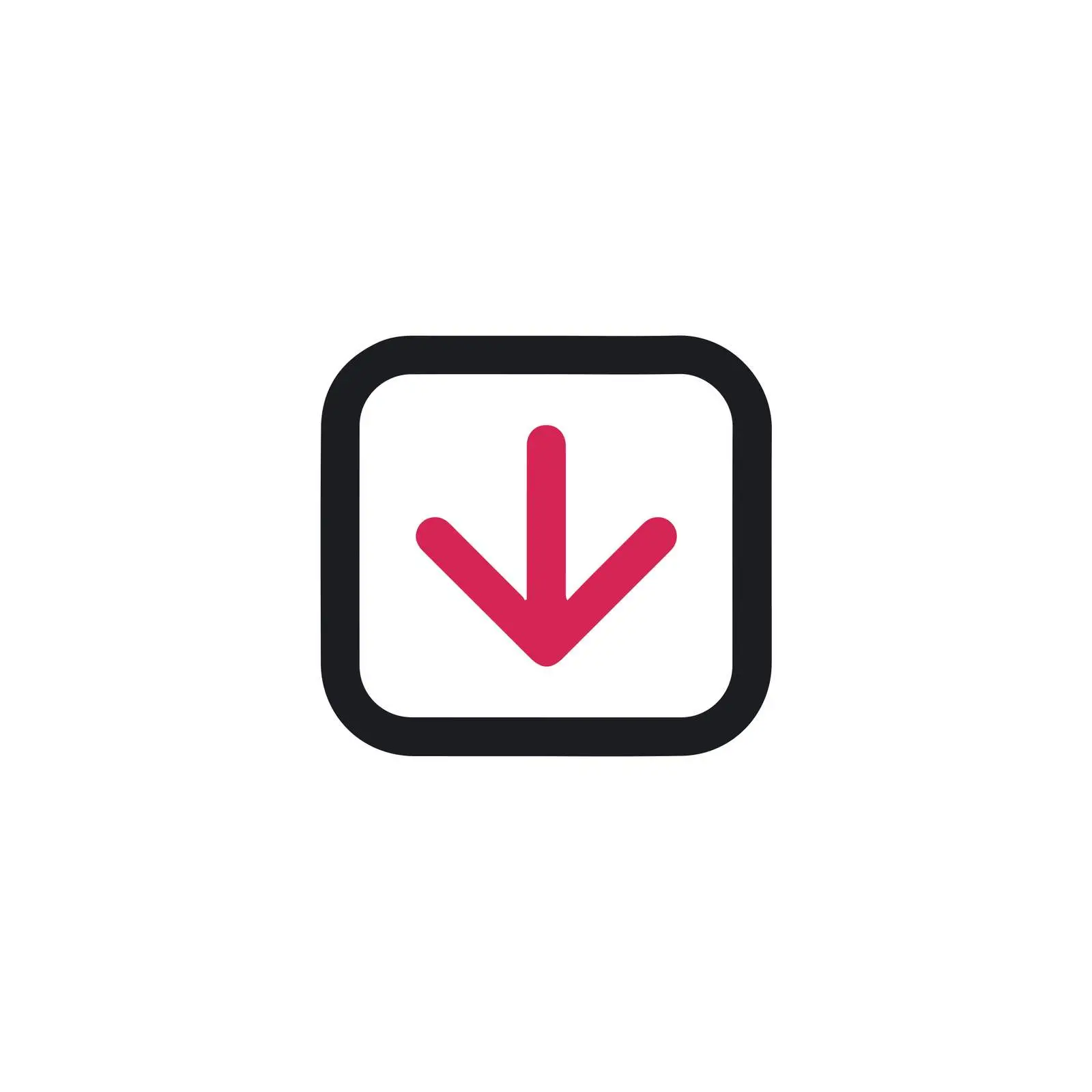 Bold Download Arrow Icon — free download from Dotvec