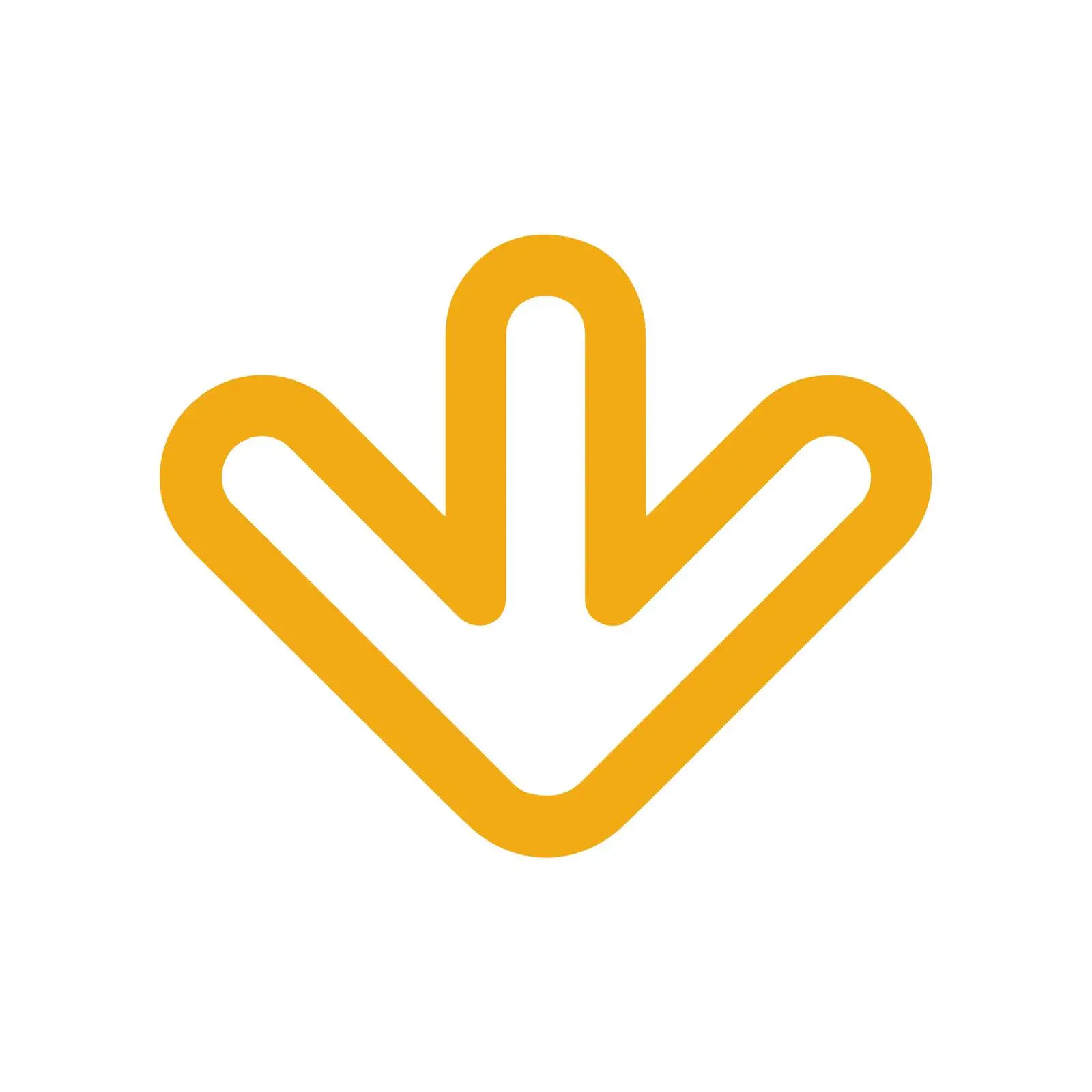 Sleek Download Arrow Icon — free download from Dotvec