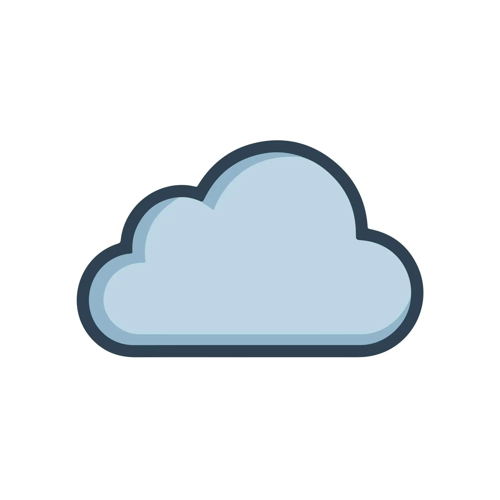 Sleek Download Cloud Icon — free download from Dotvec