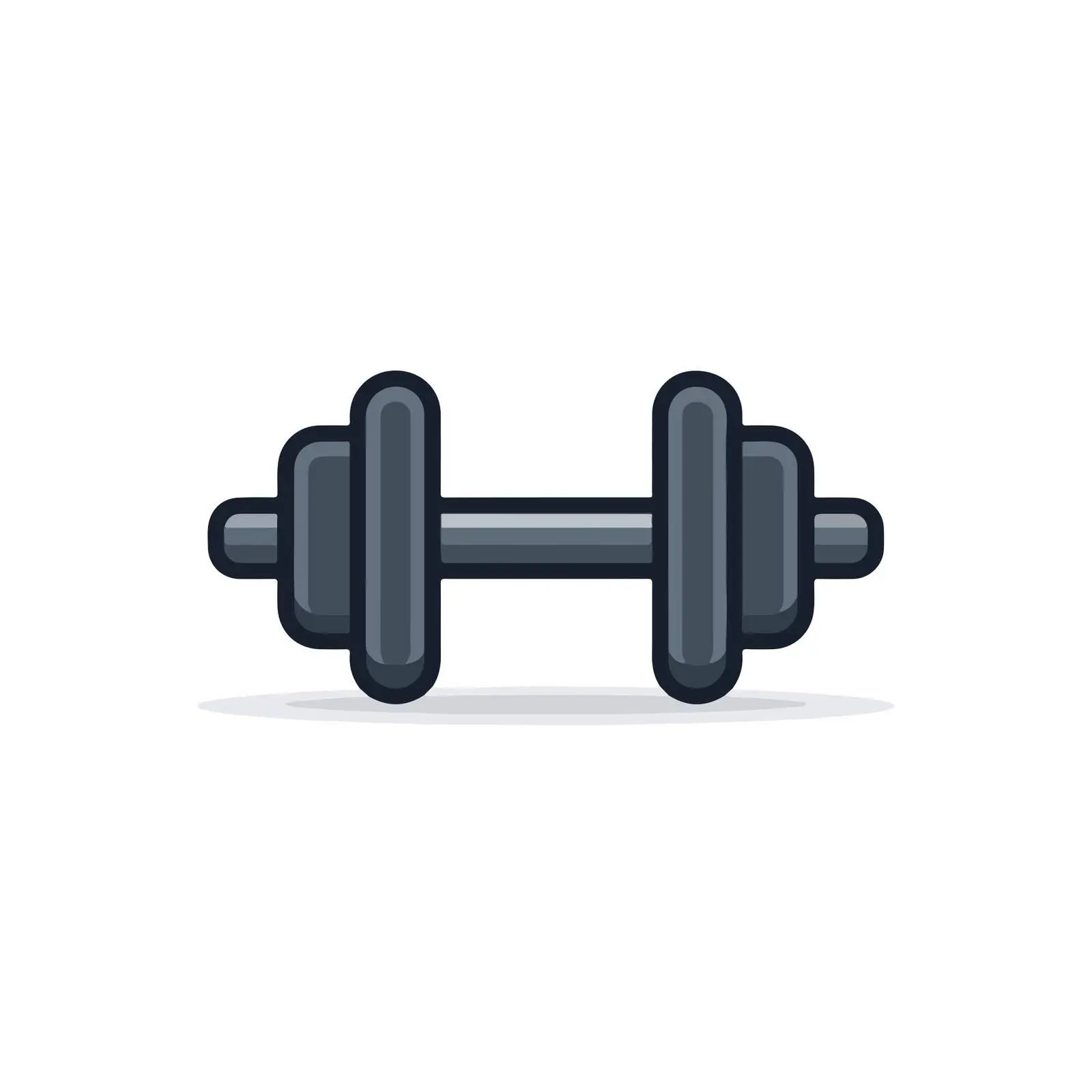 Monoline Dumbbell Icon — free download from Dotvec