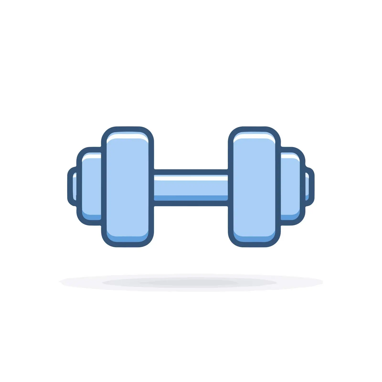 Monoline Bold Dumbbell Icon — free download from Dotvec