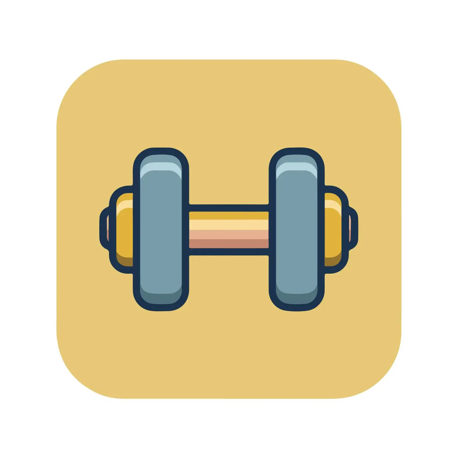 Fitness Dumbbell Icon — free download from Dotvec