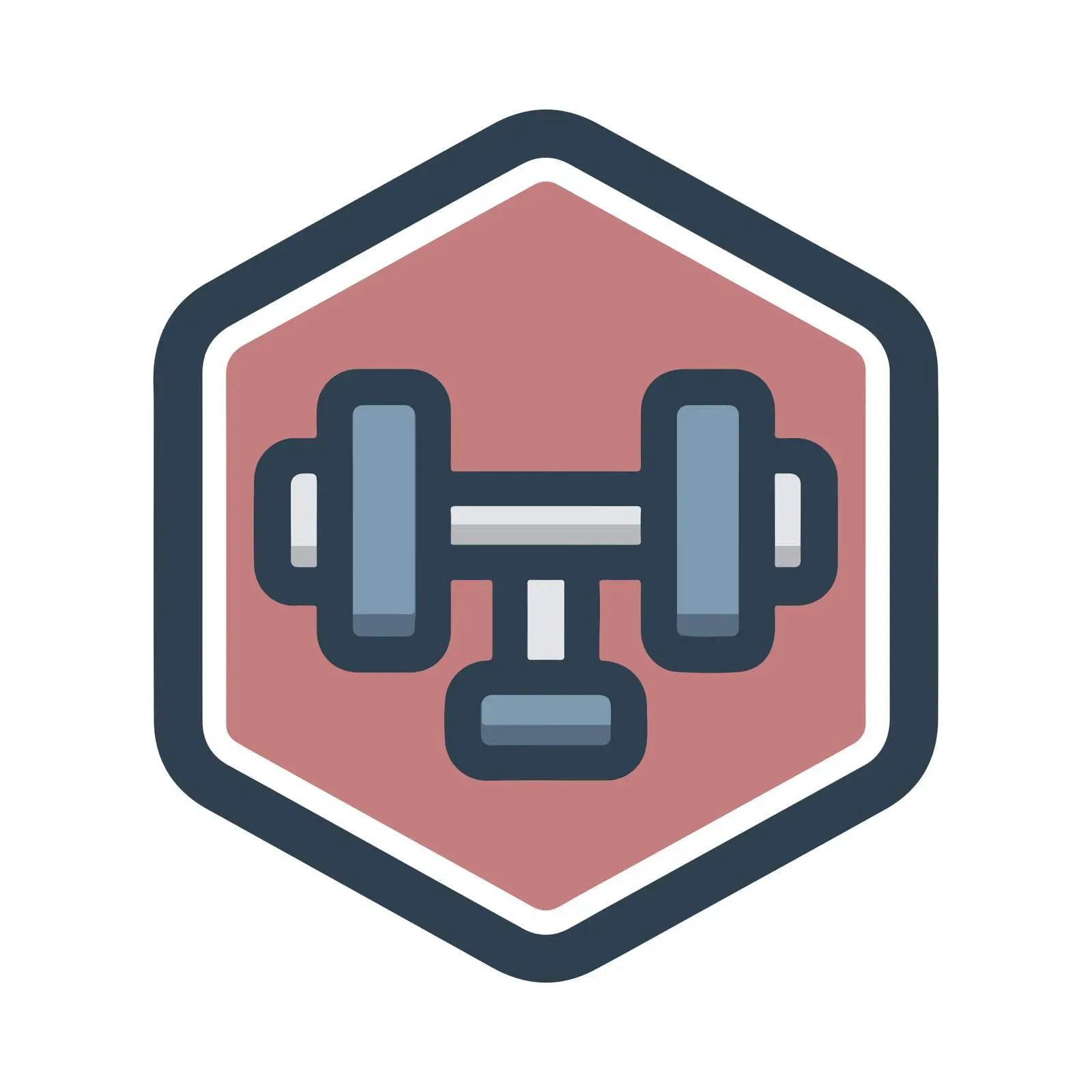 Fitness Dumbbell Icon — free download from Dotvec