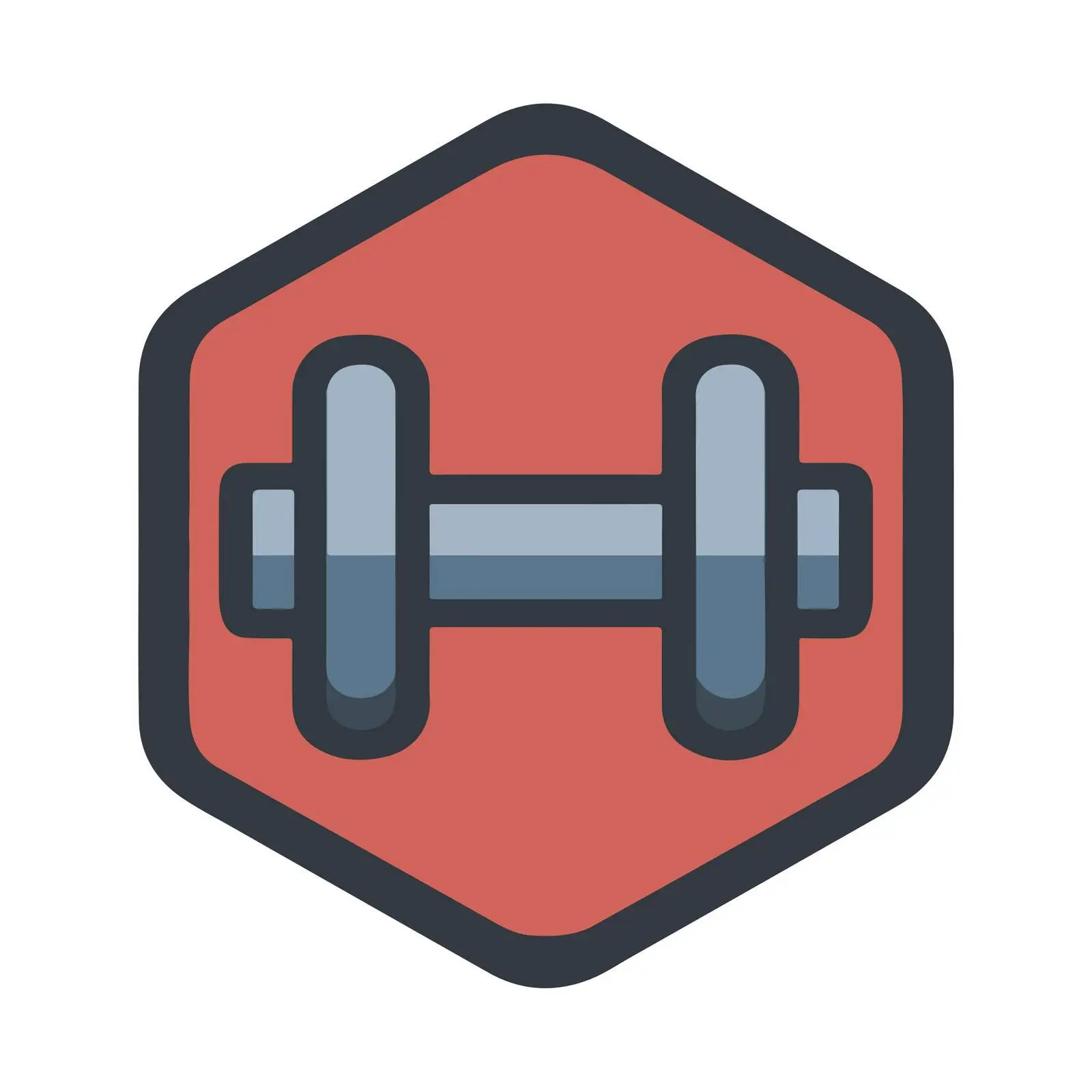 Fitness Dumbbell Icon — free download from Dotvec