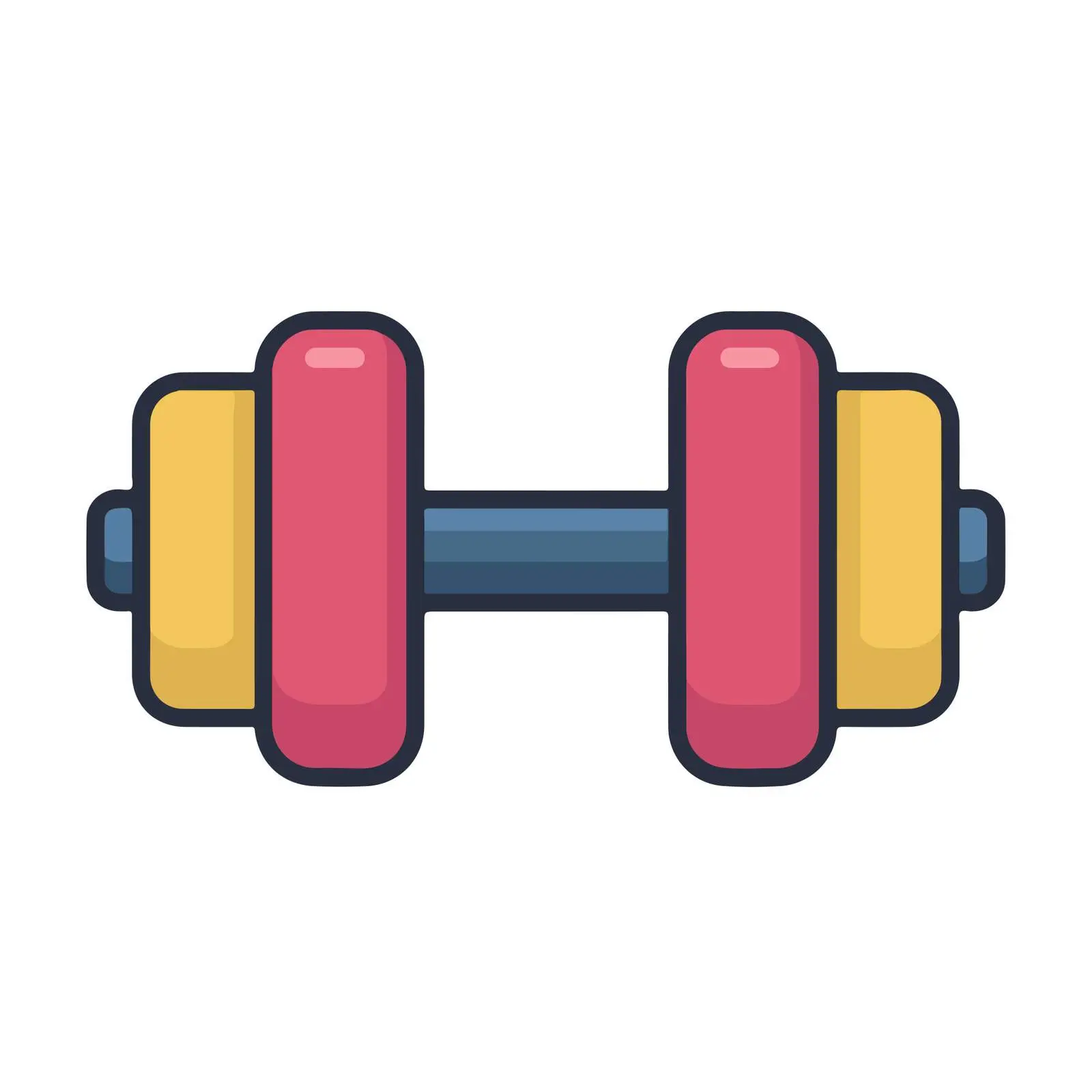 Fitness Dumbbell Icon — free download from Dotvec