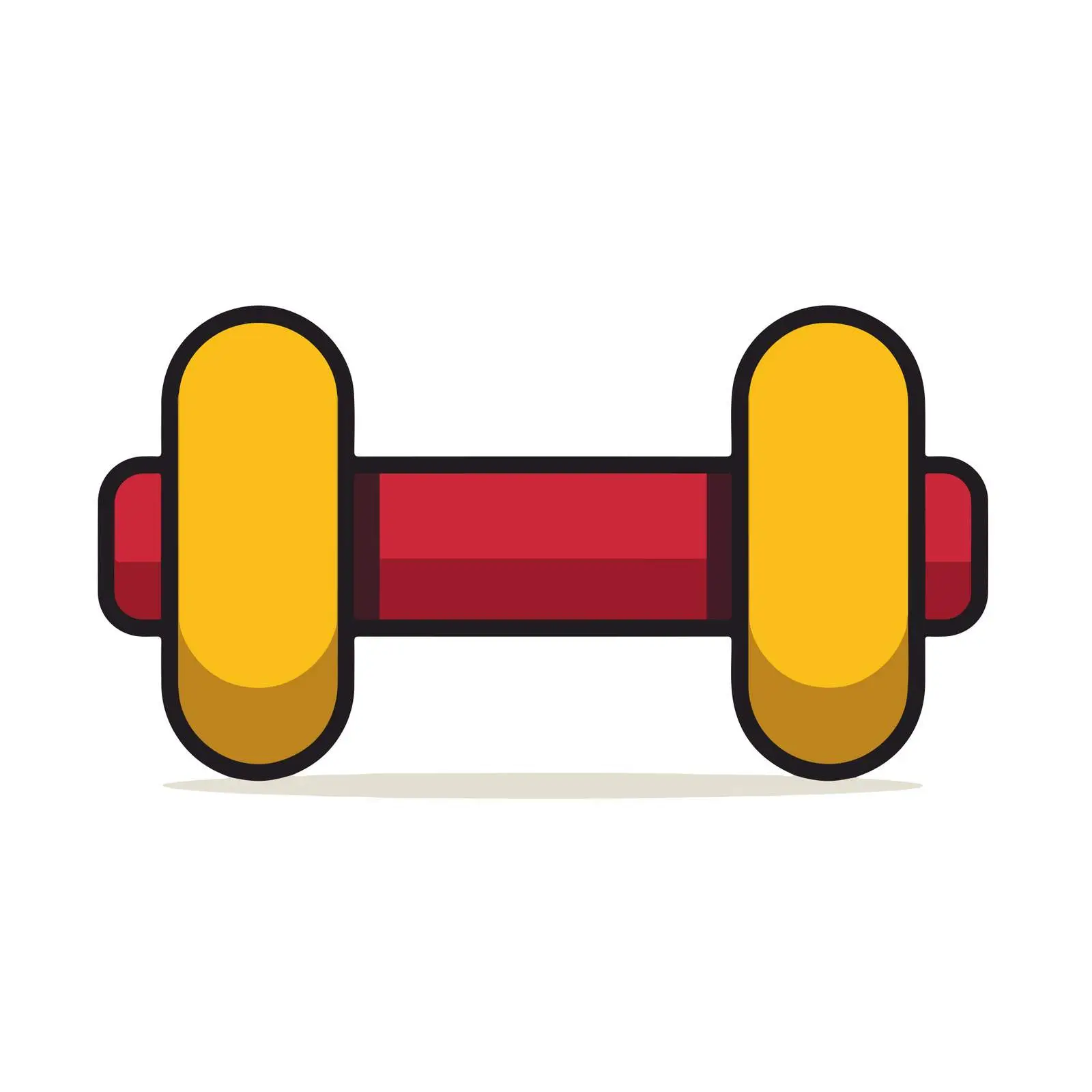 Fitness Dumbbell Icon — free download from Dotvec