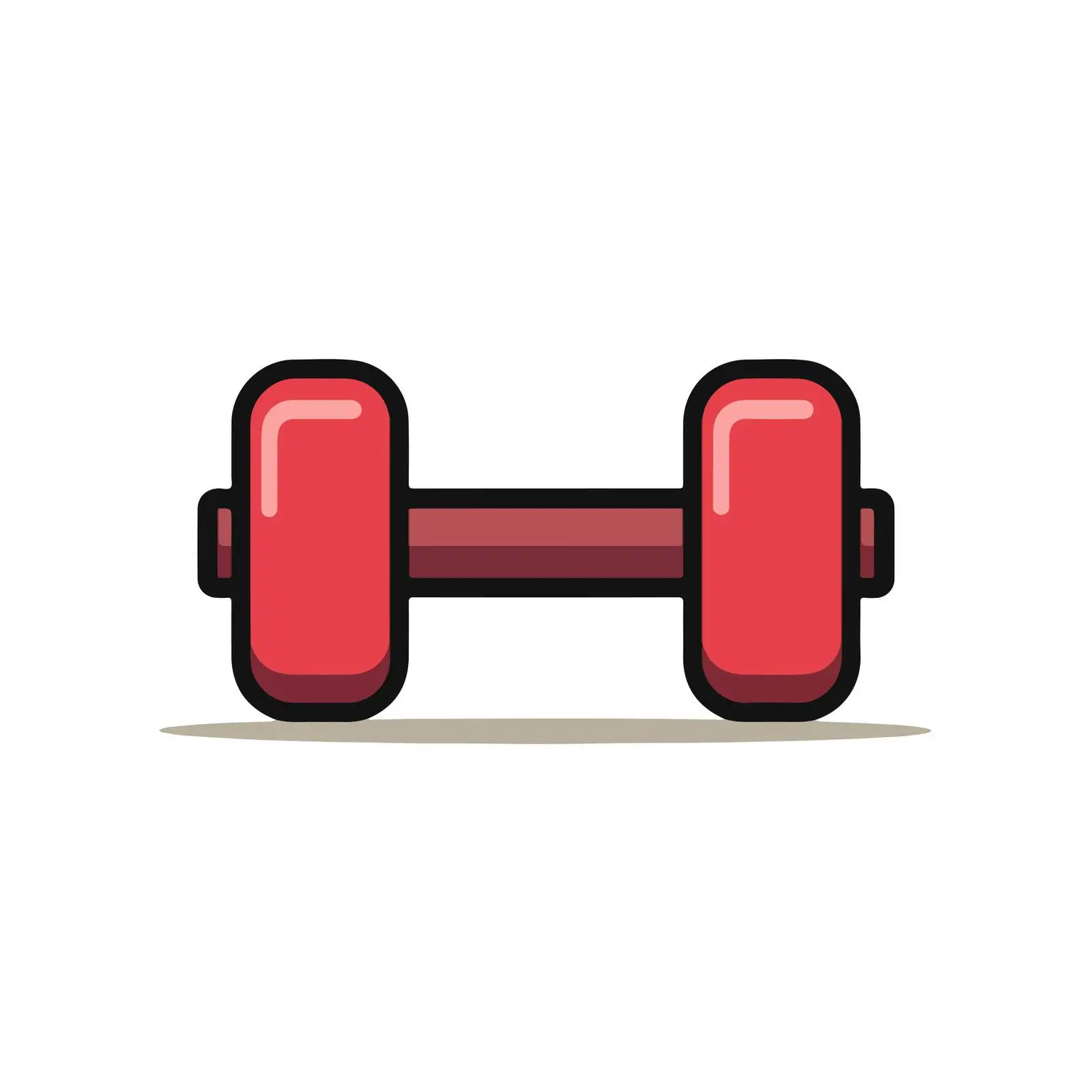 Bold Dumbbell Icon Design — free download from Dotvec
