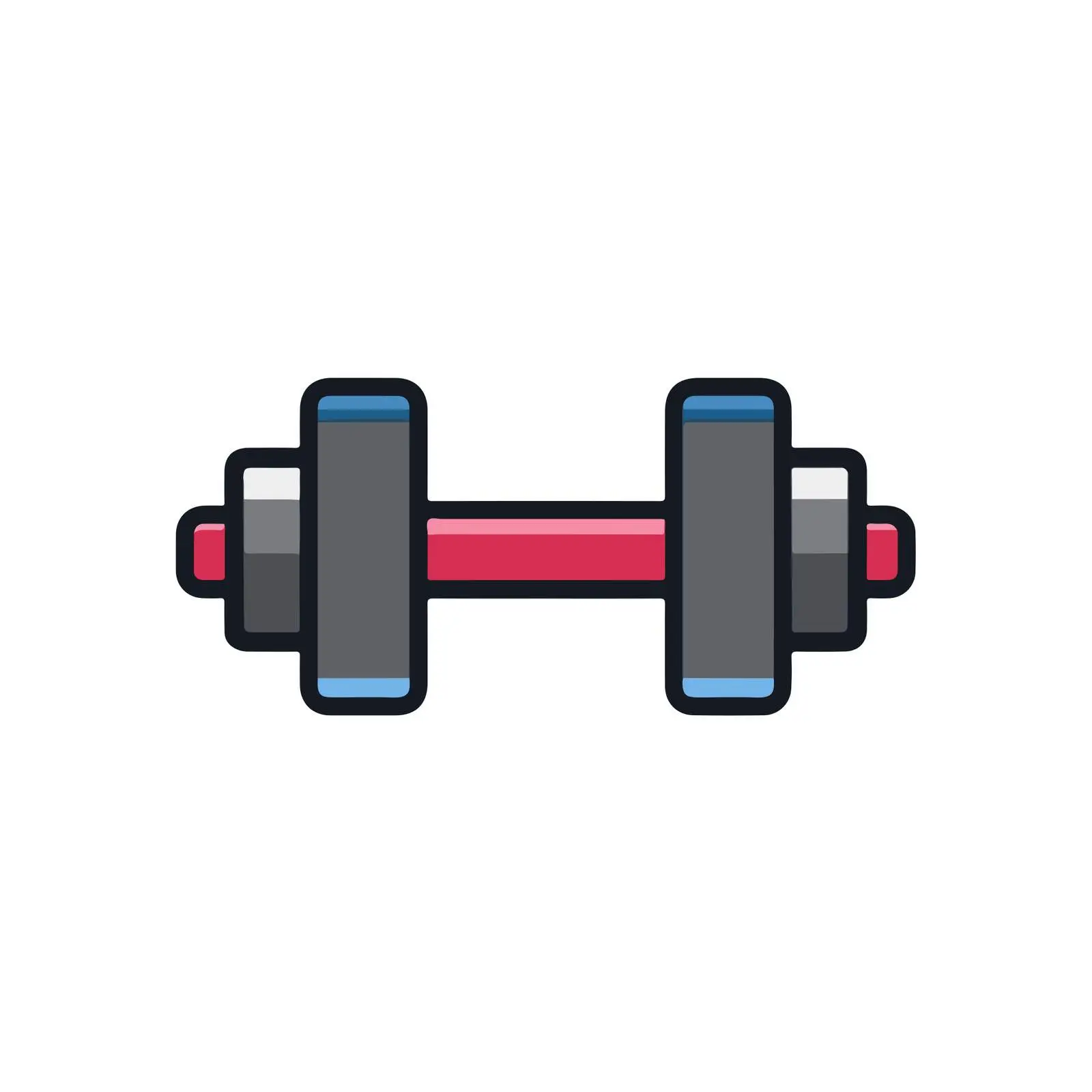 Fitness Dumbbell Icon — free download from Dotvec