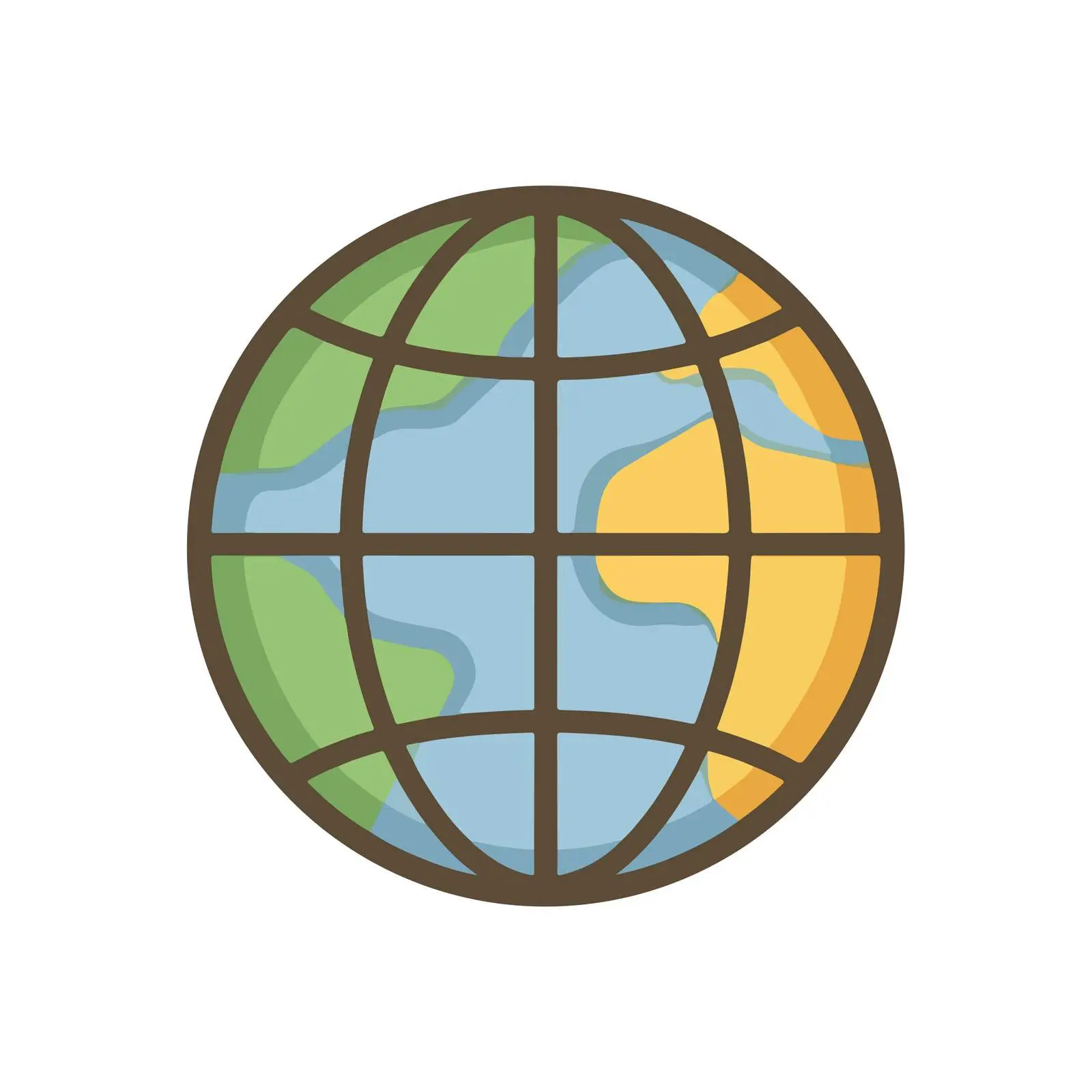 Bold Earth Globe Icon — free download from Dotvec