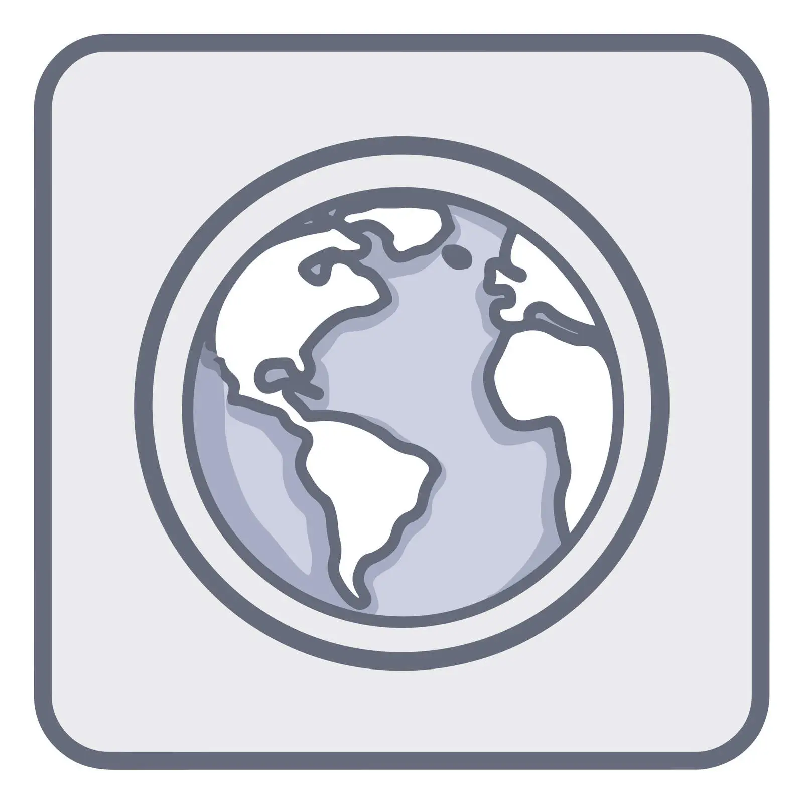 Bold Earth Globe Icon — free download from Dotvec