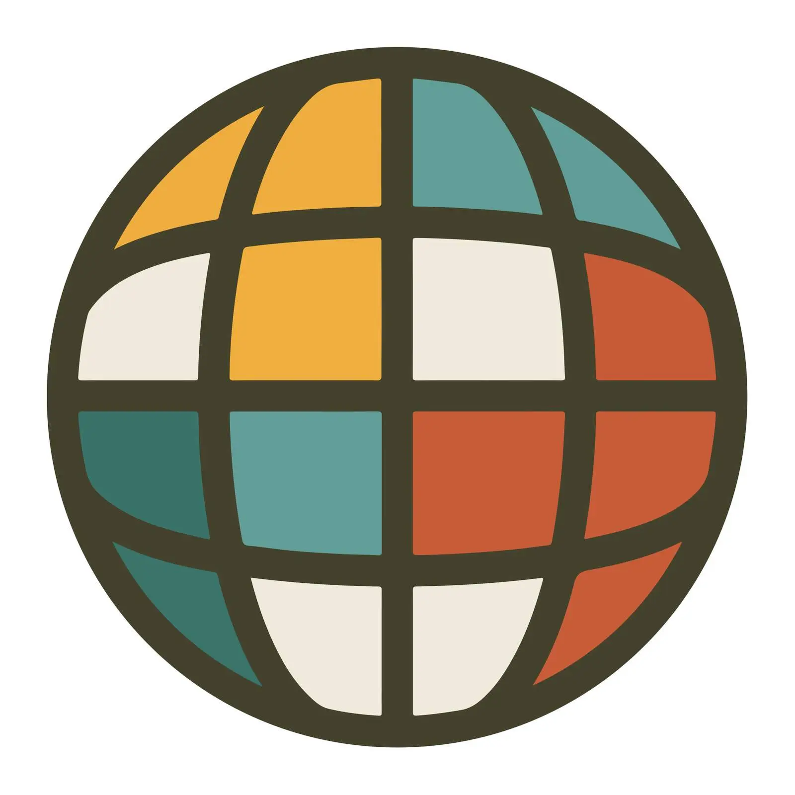 Bold Earth Globe Icon — free download from Dotvec
