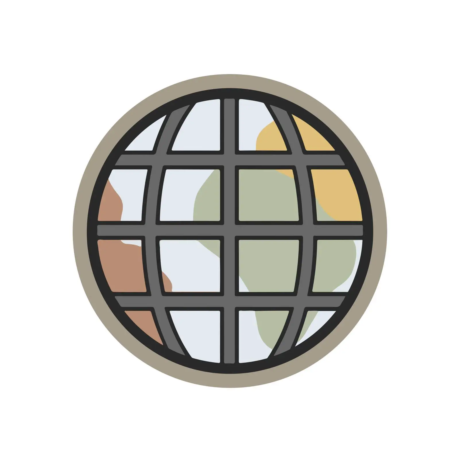 Earth Globe Pictogram Icon Design — free download from Dotvec