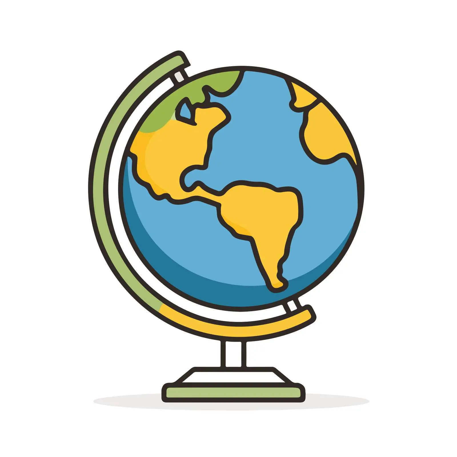 Earth Globe Icon Design — free download from Dotvec