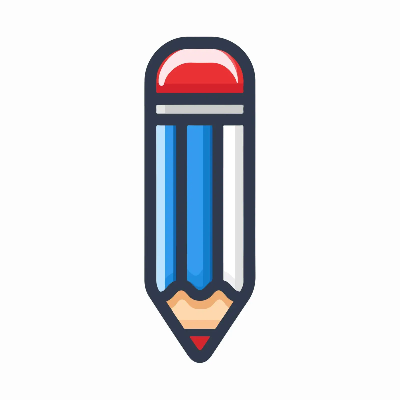 Bold Monoline Edit Pencil Icon — free download from Dotvec