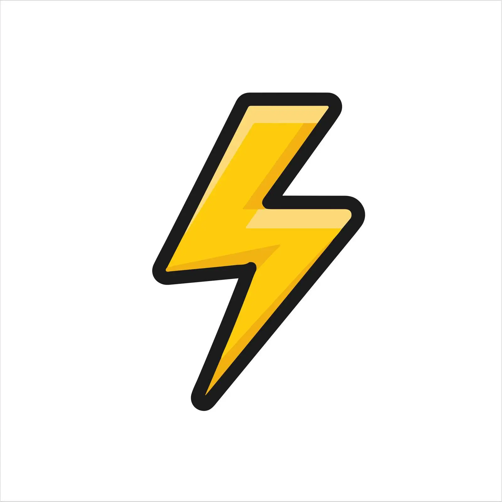 Electric Bolt UI Icon — free download from Dotvec