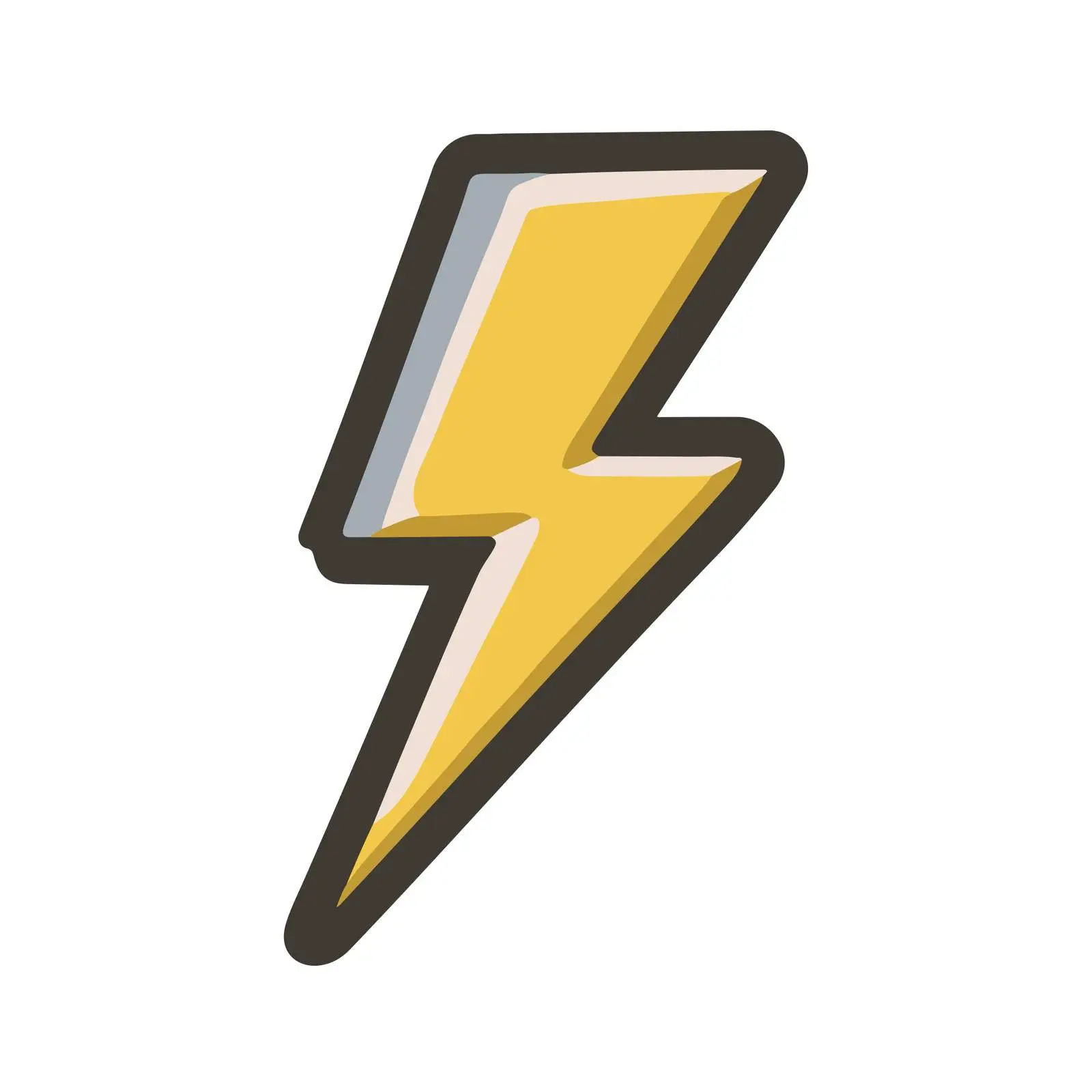 Electric Bolt Pictogram Icon — free download from Dotvec